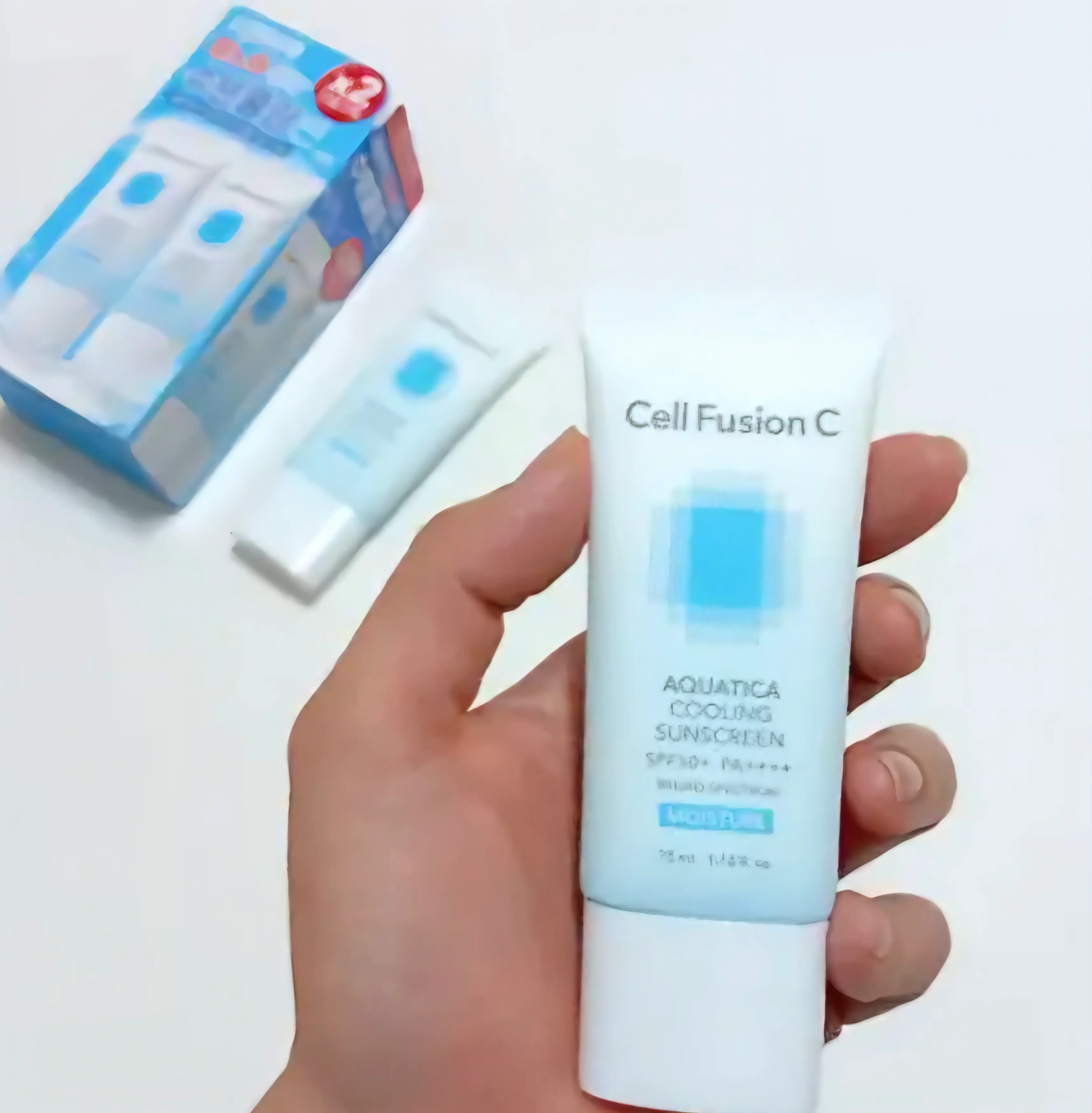 선택된 언니의파우치 리뷰 이미지 - [아쿠아티카 쿨링 썬스크린]