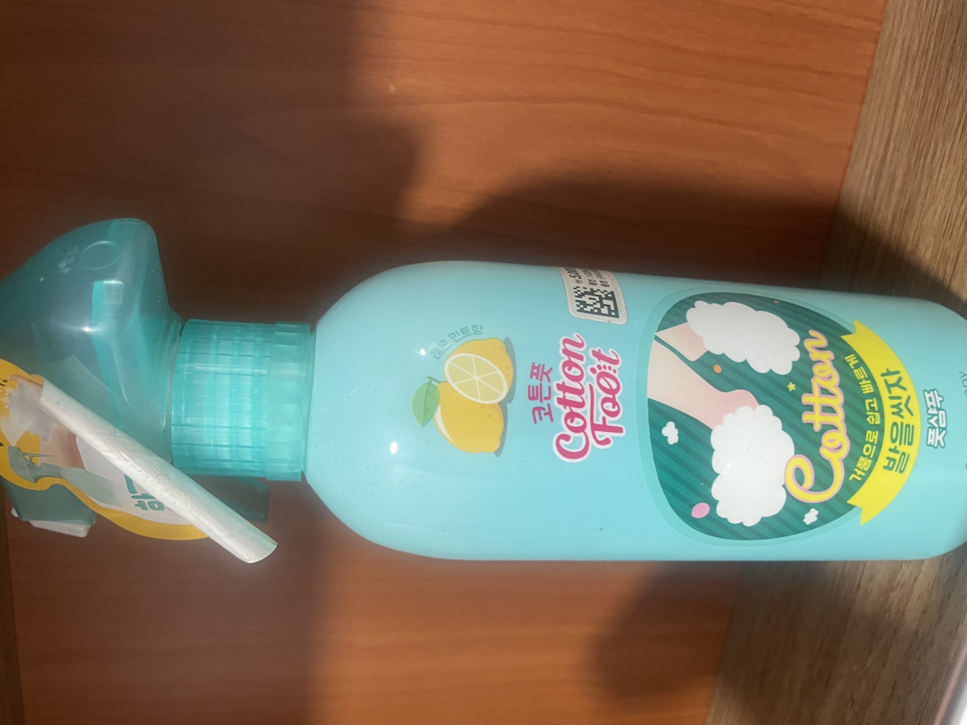 선택된 언니의파우치 리뷰 이미지 - [발을씻자 코튼 풋샴푸 [레몬]]