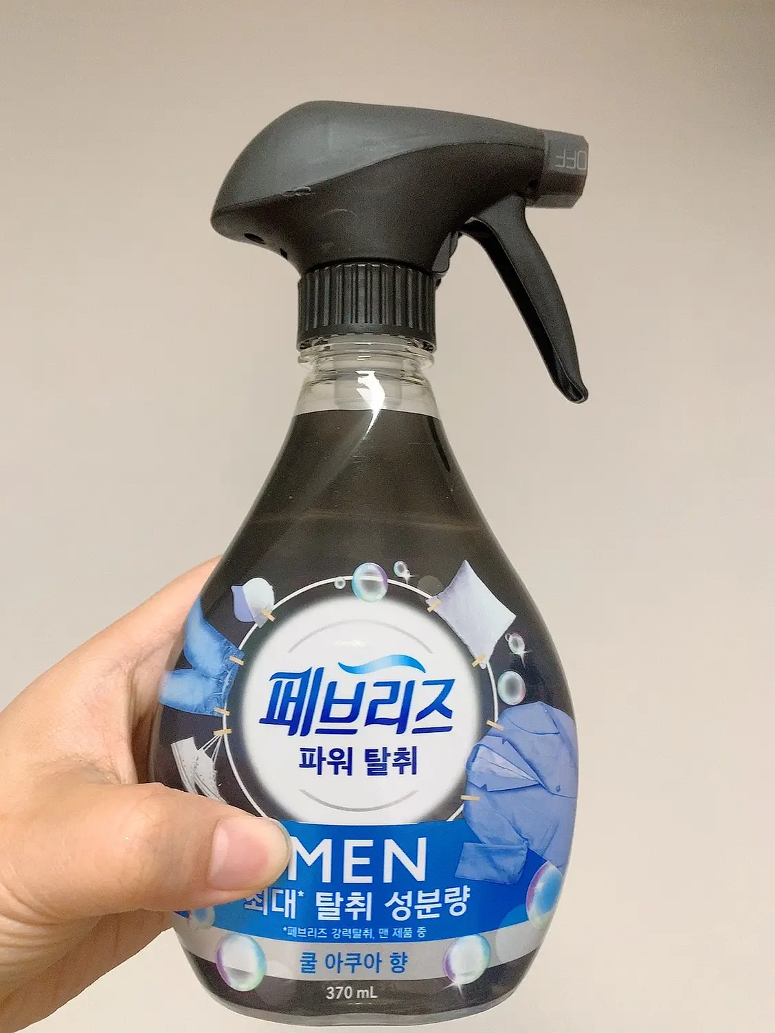 선택된 언니의파우치 리뷰 이미지 - [섬유탈취제 포 맨 [쿨 아쿠아 향]]