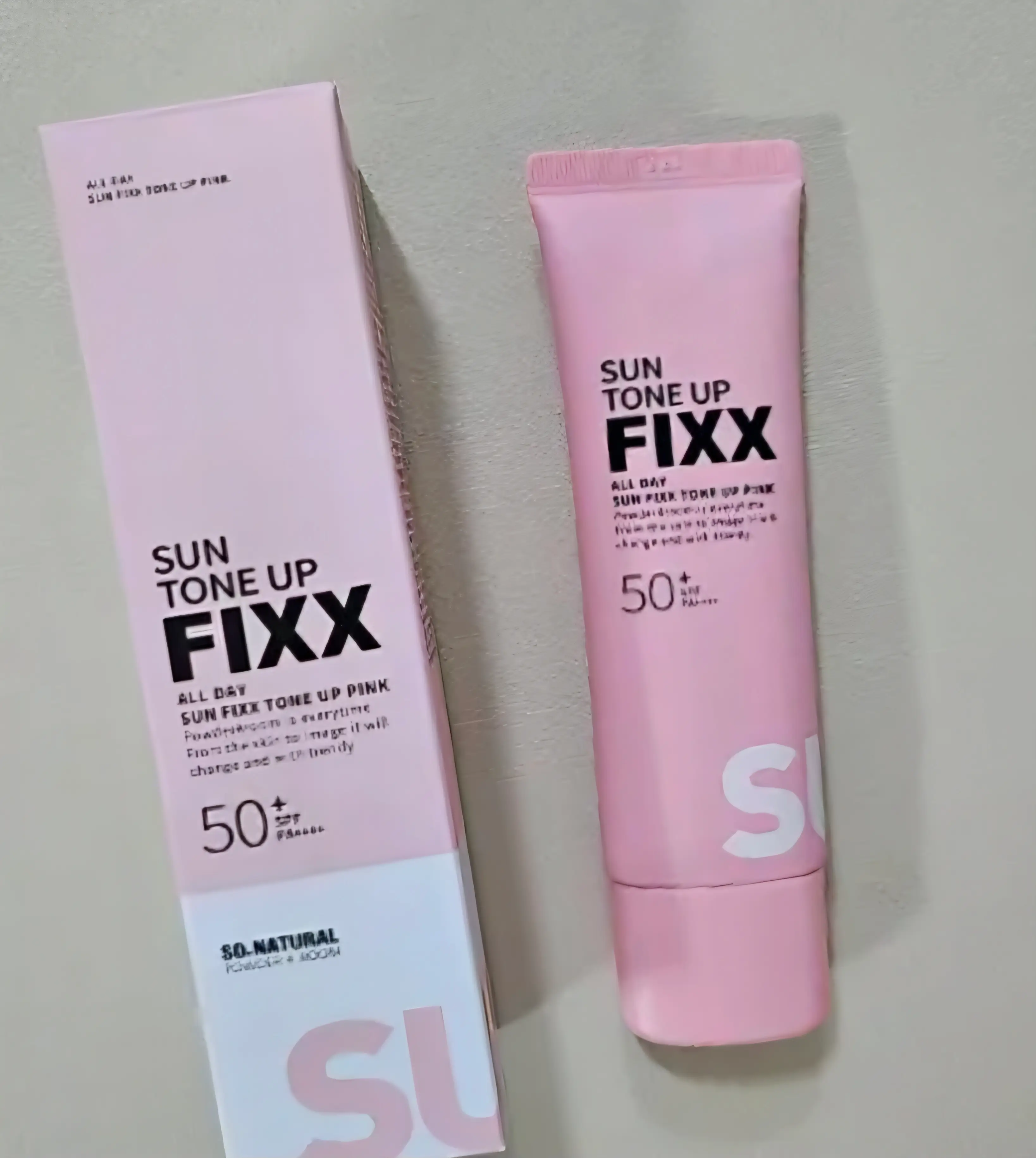 선택된 언니의파우치 리뷰 이미지 - [올 데이 선 픽서 톤 업 핑크]