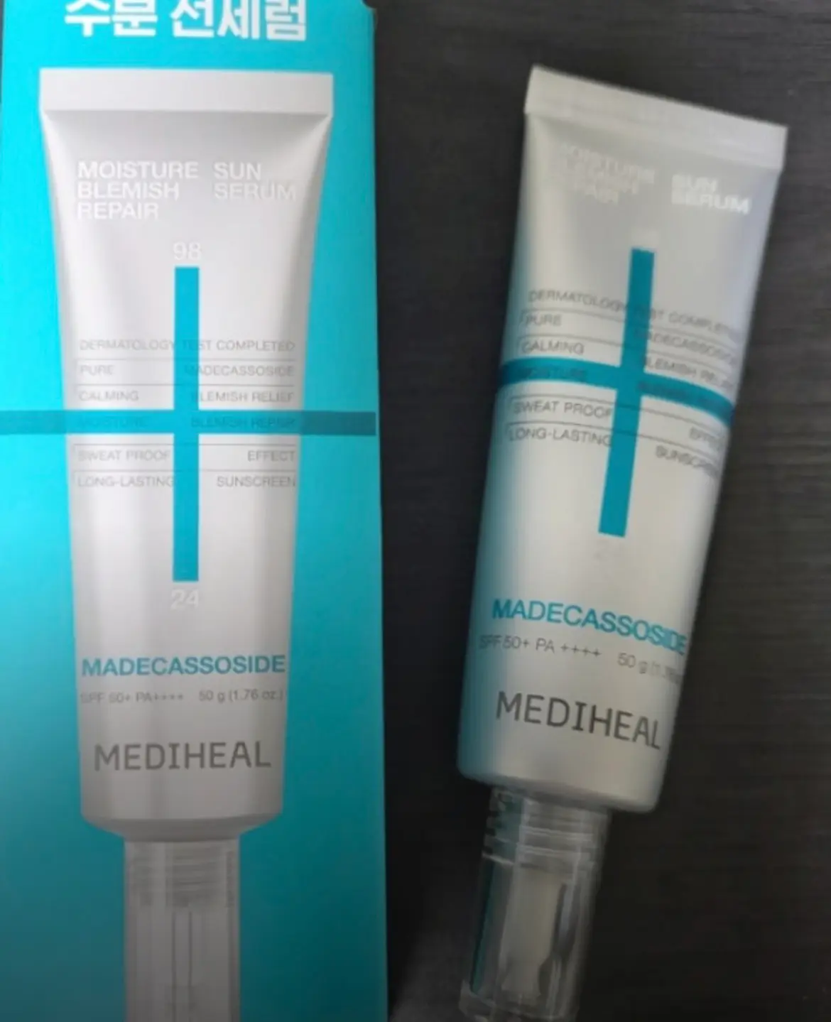 선택된 언니의파우치 리뷰 이미지 - [마데카소사이드 수분 선세럼 흔적 리페어]