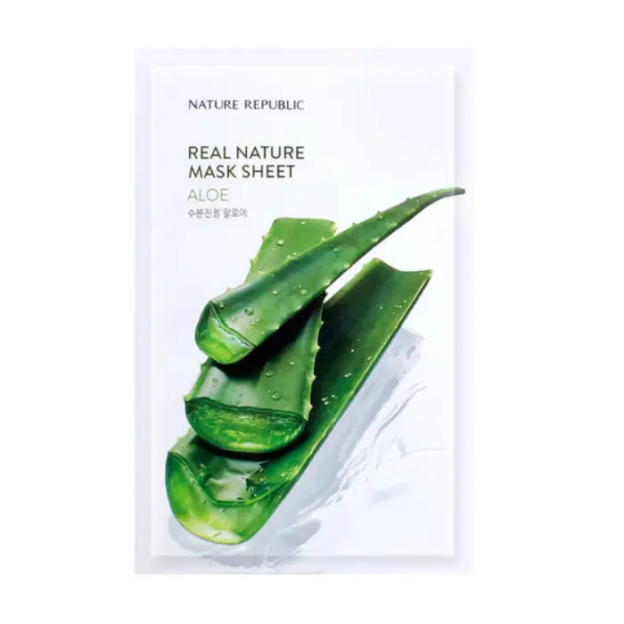선택된 언니의파우치 리뷰 이미지 - [리얼 네이처 마스크 시트 알로에]