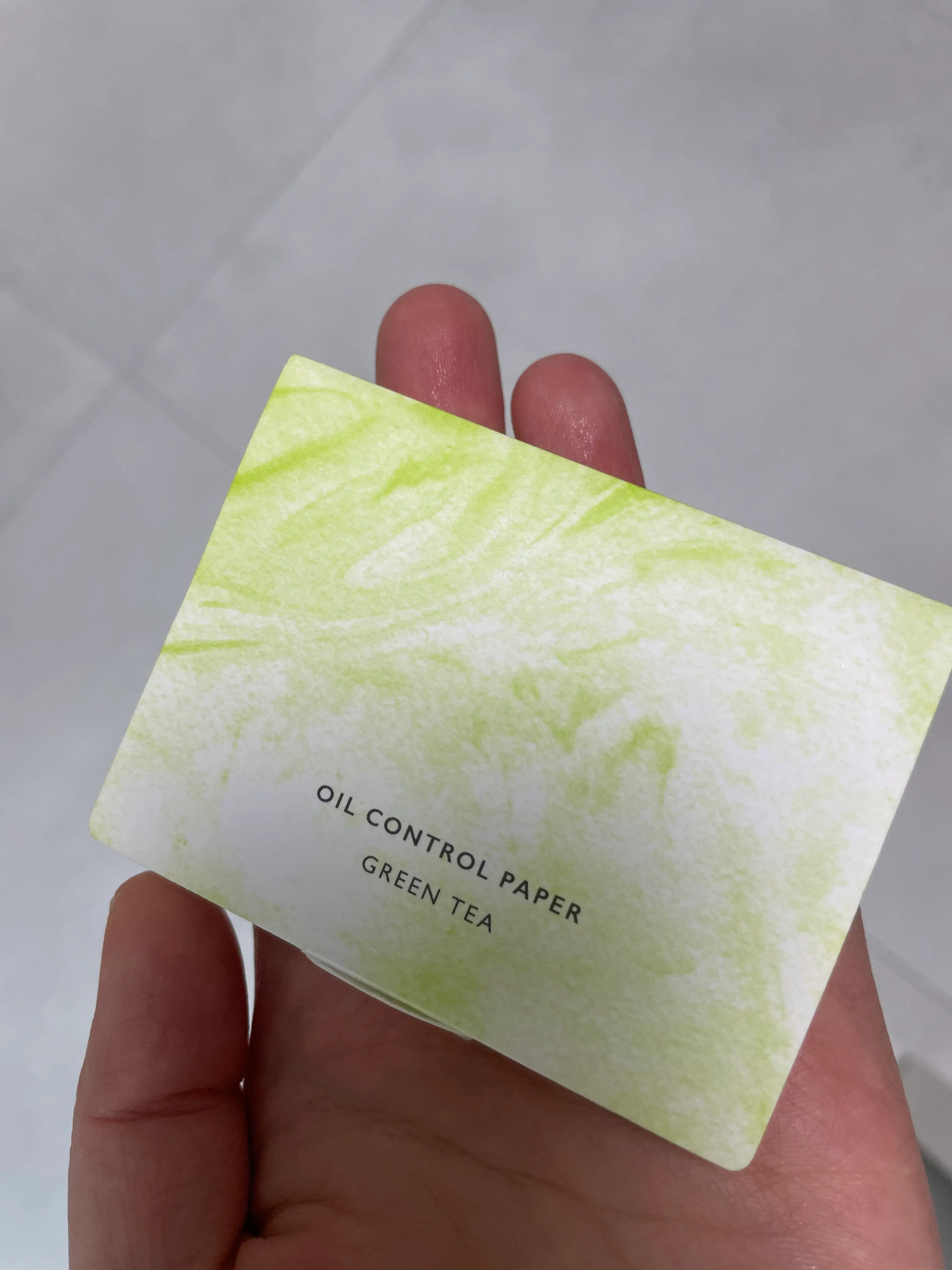 선택된 언니의파우치 리뷰 이미지 - [녹차 기름종이]