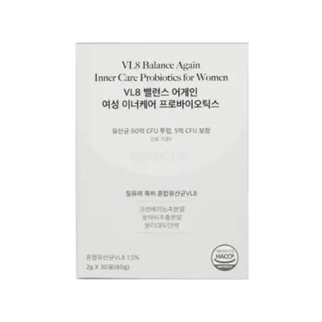 VL8 밸런스 어게인 여성 이너케어 프로바이오틱스