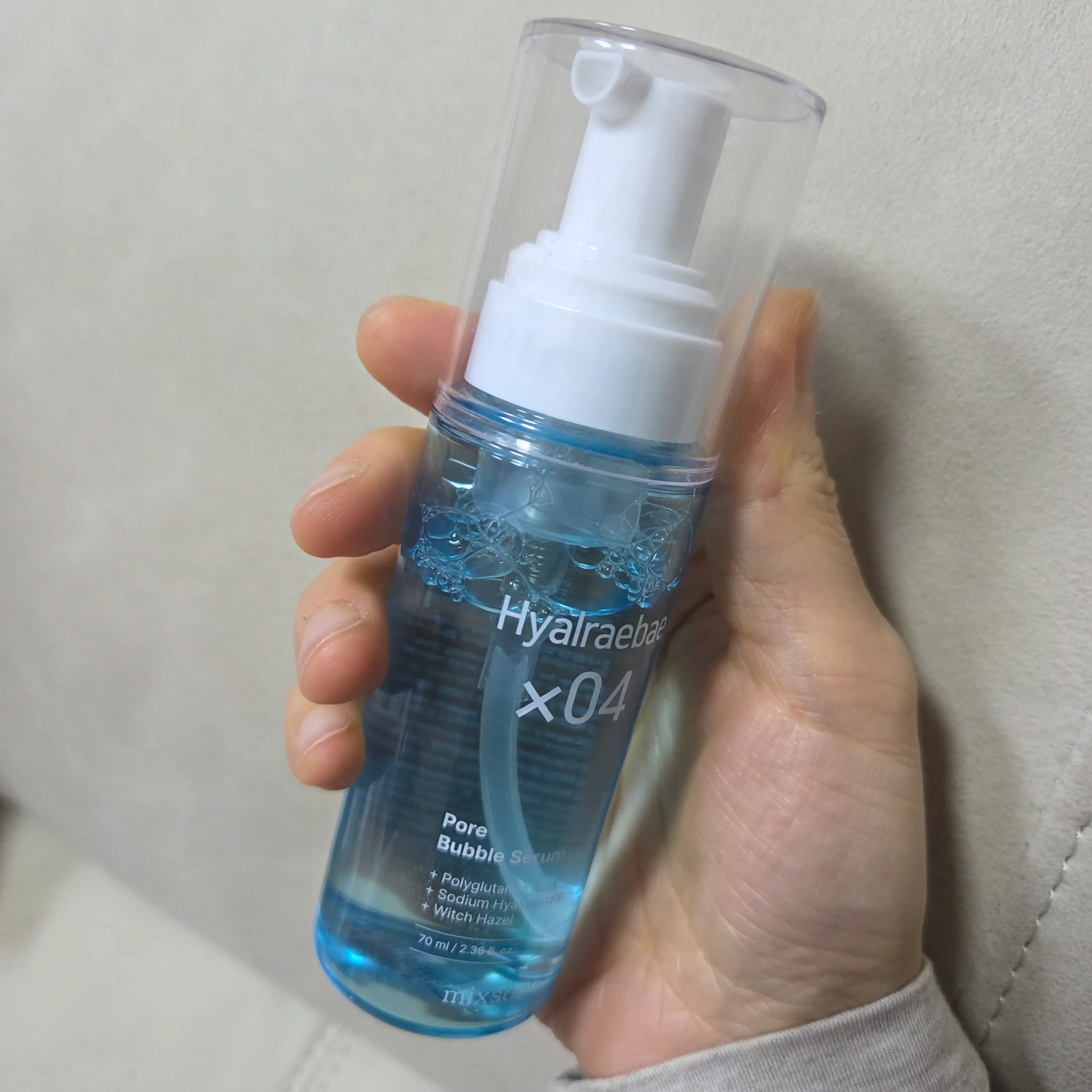 선택된 언니의파우치 리뷰 이미지 - [히알레배 포어 버블 세럼]