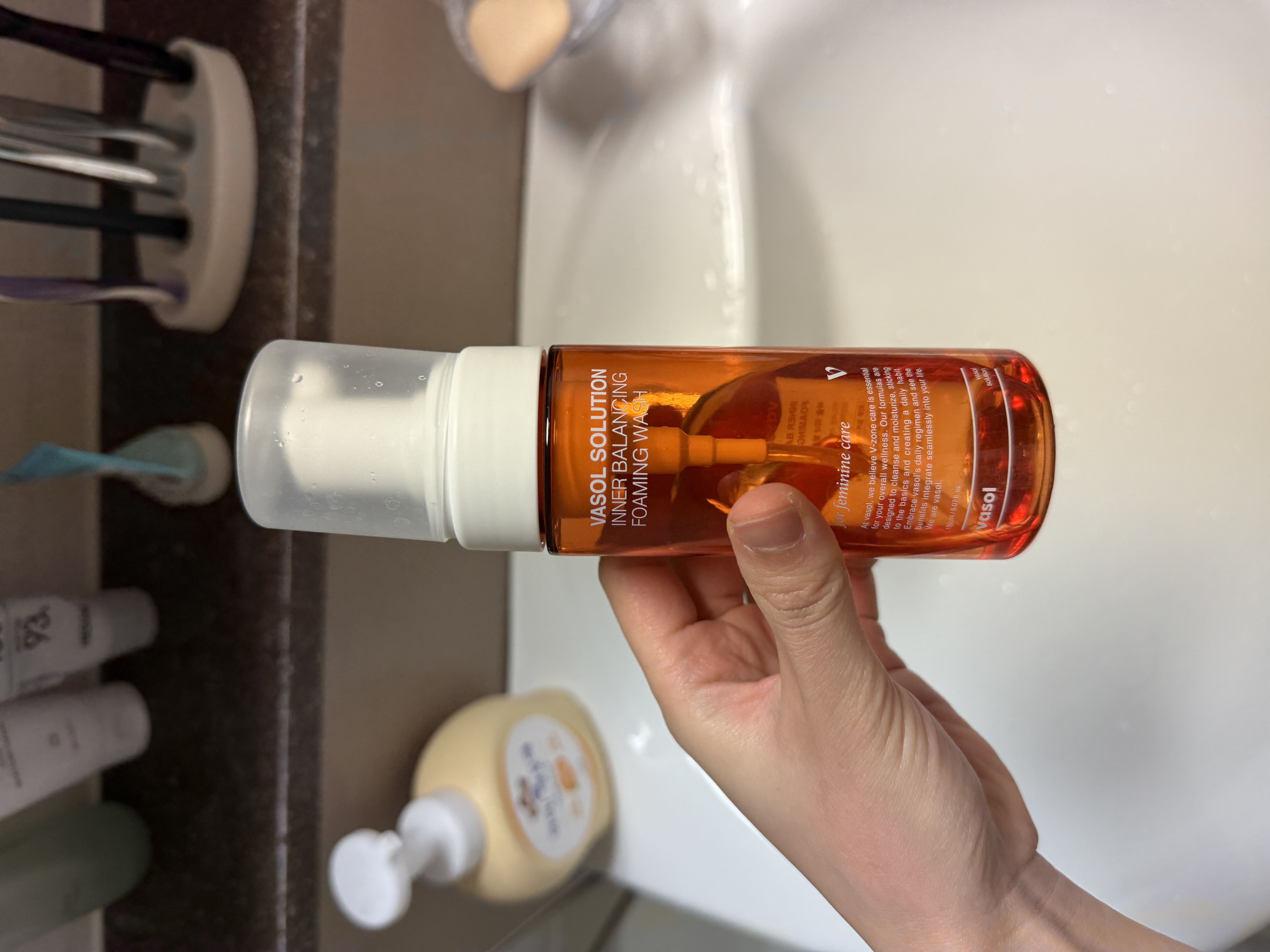 선택된 언니의파우치 리뷰 이미지 - [이너 밸런싱 포밍 워시 ]