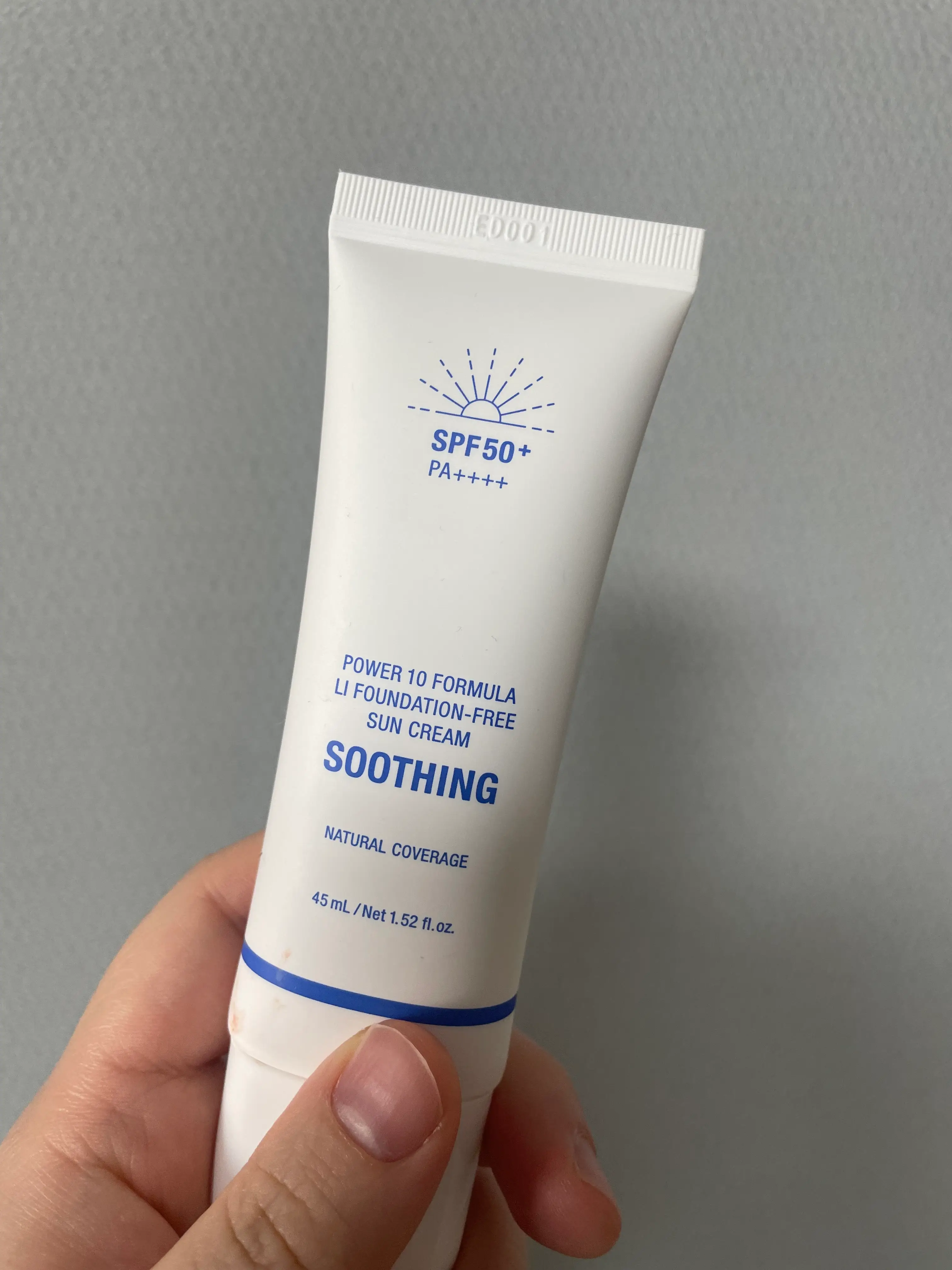 선택된 언니의파우치 리뷰 이미지 - [파워 10 포뮬라 엘아이 파데프리 선크림]