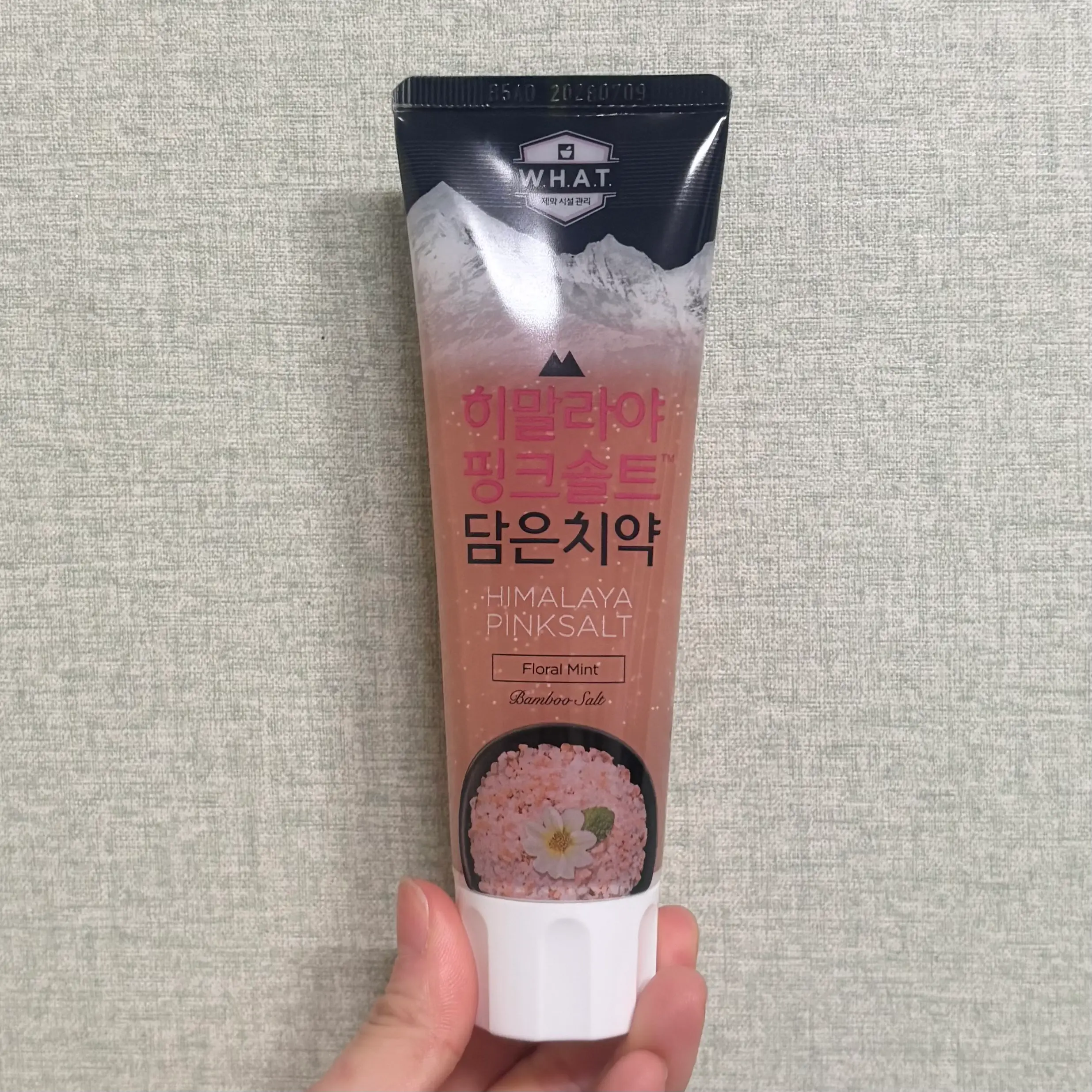 선택된 언니의파우치 리뷰 이미지 - [밤부솔트 히말라야 핑크솔트담은 치약 플로럴]