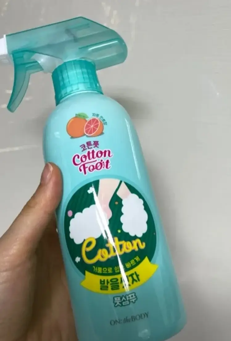 선택된 언니의파우치 리뷰 이미지 - [발을씻자 코튼 풋샴푸 [자몽]]