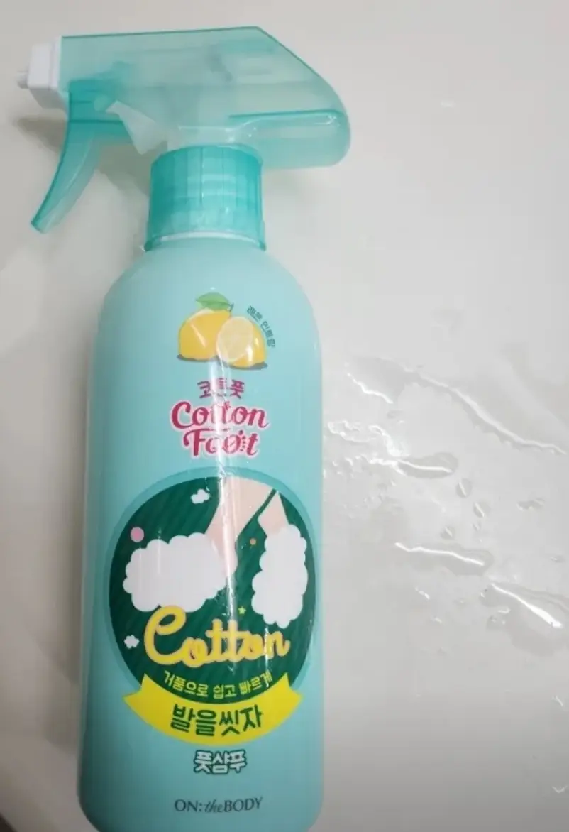 선택된 언니의파우치 리뷰 이미지 - [발을씻자 코튼 풋샴푸 [레몬]]