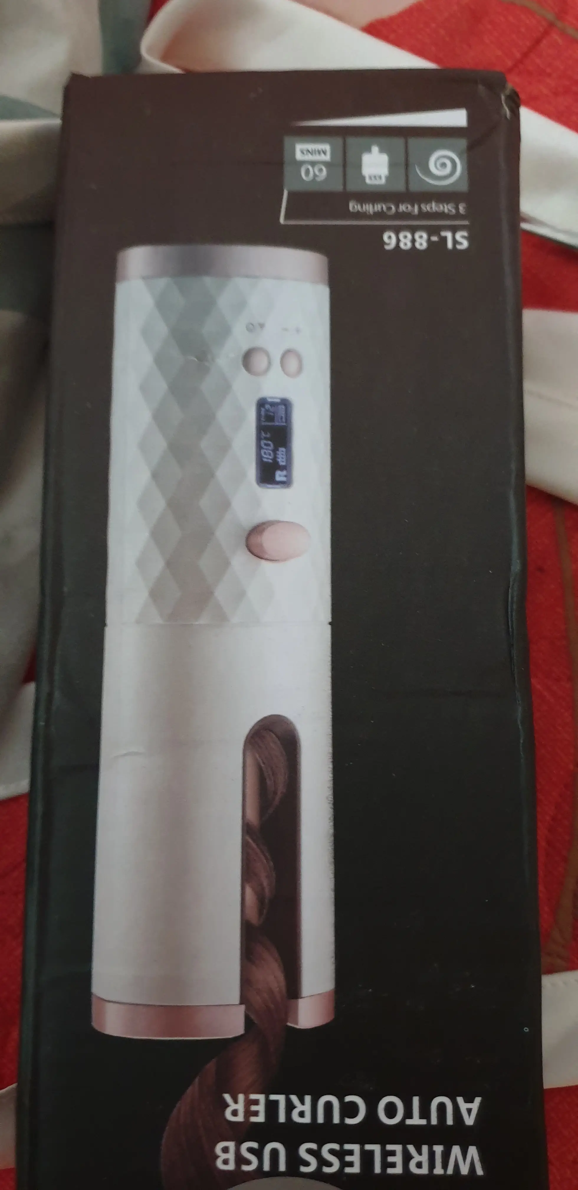 선택된 언니의파우치 리뷰 이미지 - [usb auto SL-886 모델의 무선 USB 자동 고데기]