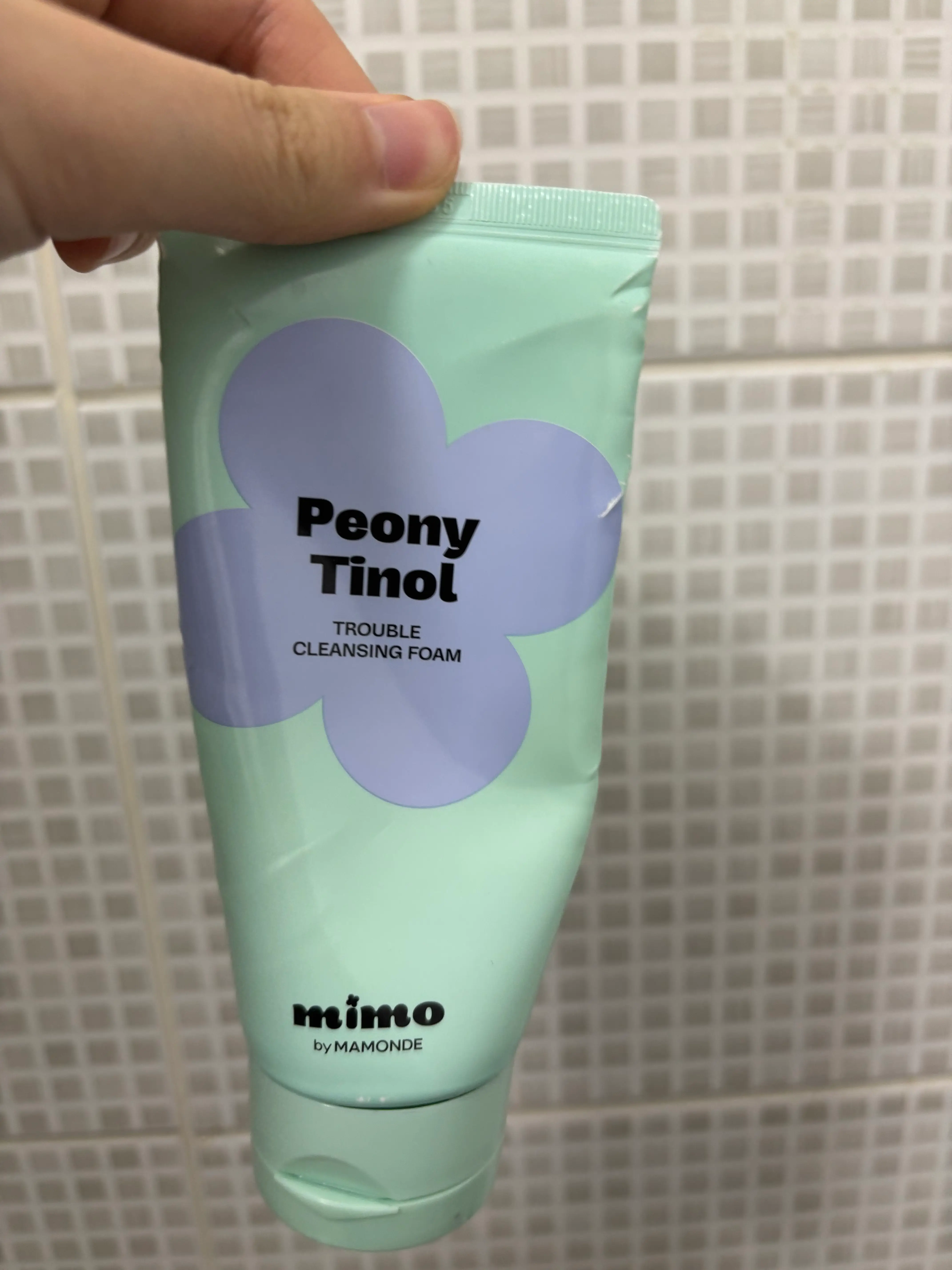 선택된 언니의파우치 리뷰 이미지 - [피어니 티놀 트러블 클렌징 폼]