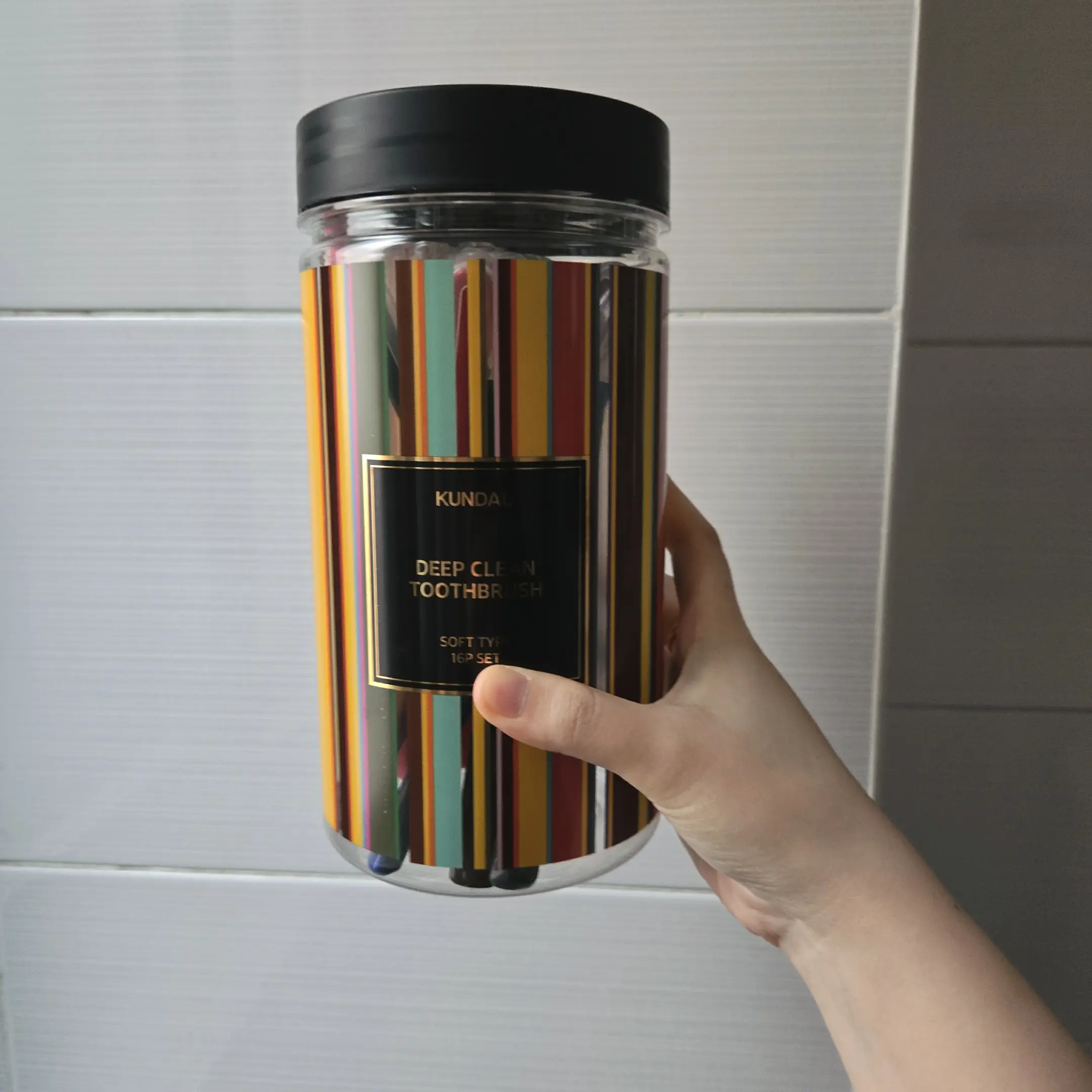 선택된 언니의파우치 리뷰 이미지 - [딥 클린 항균 이중미세모 칫솔 부드러운모]