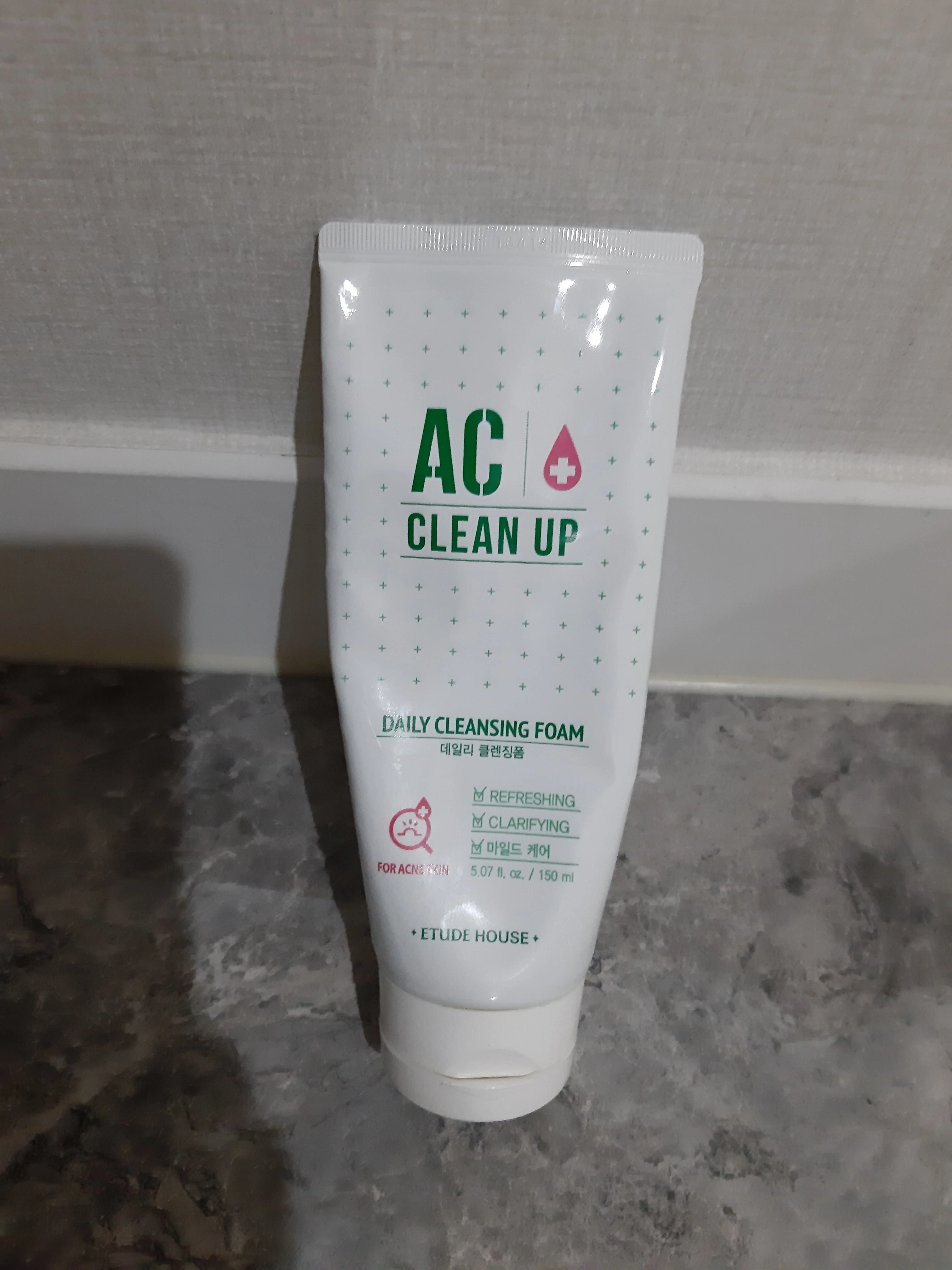 선택된 언니의파우치 리뷰 이미지 - [에이씨 클린업 데일리 클렌징폼]