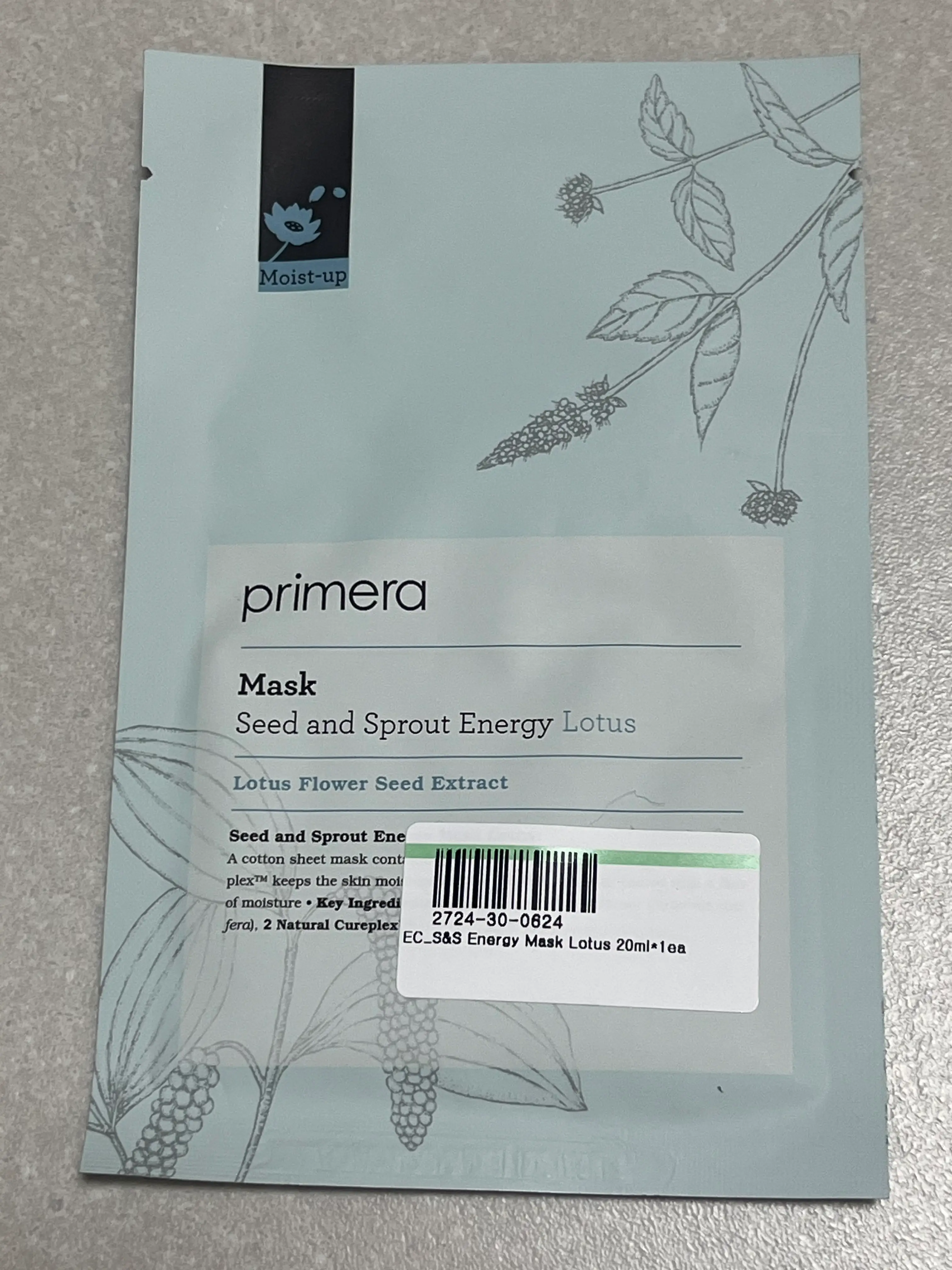 선택된 언니의파우치 리뷰 이미지 - [씨드 앤 스프라우트 에너지 마스크 [로터스]]