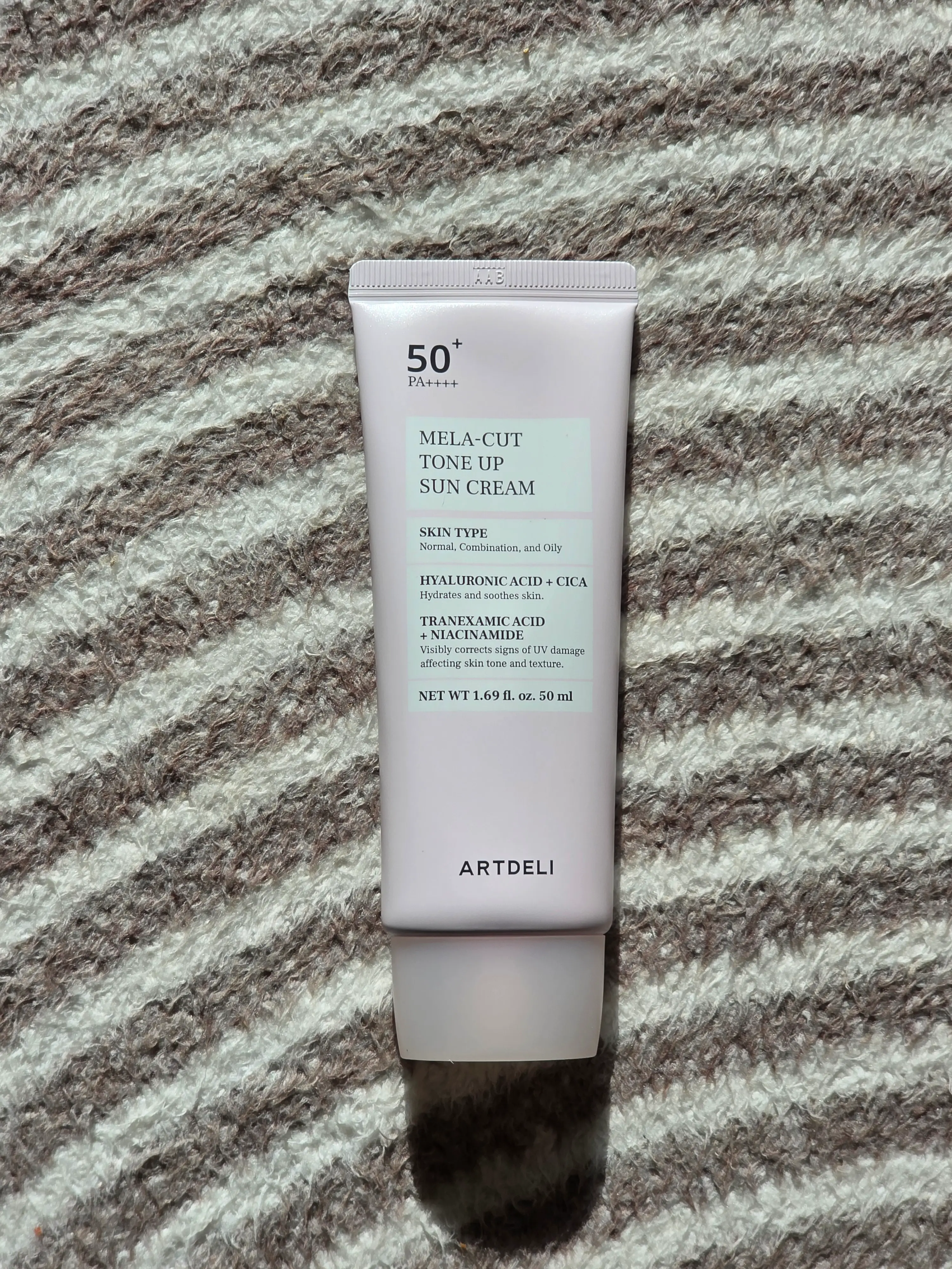 선택된 언니의파우치 리뷰 이미지 - [멜라 컷 톤업 선크림]