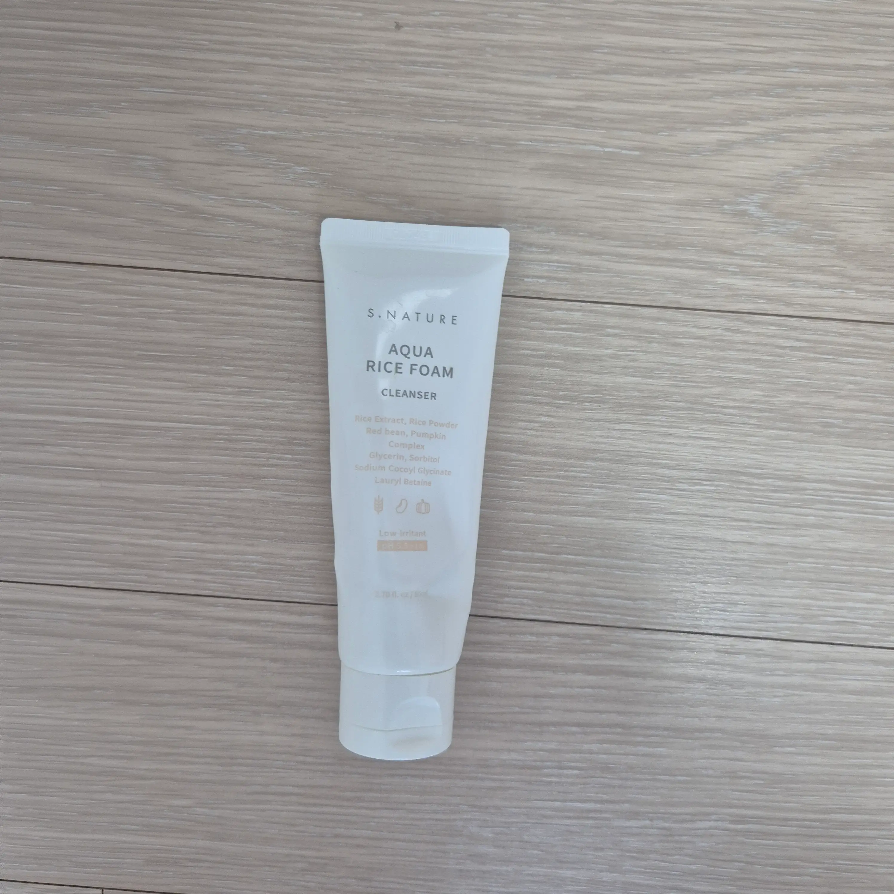 선택된 언니의파우치 리뷰 이미지 - [아쿠아 라이스 약산성 클렌징폼]