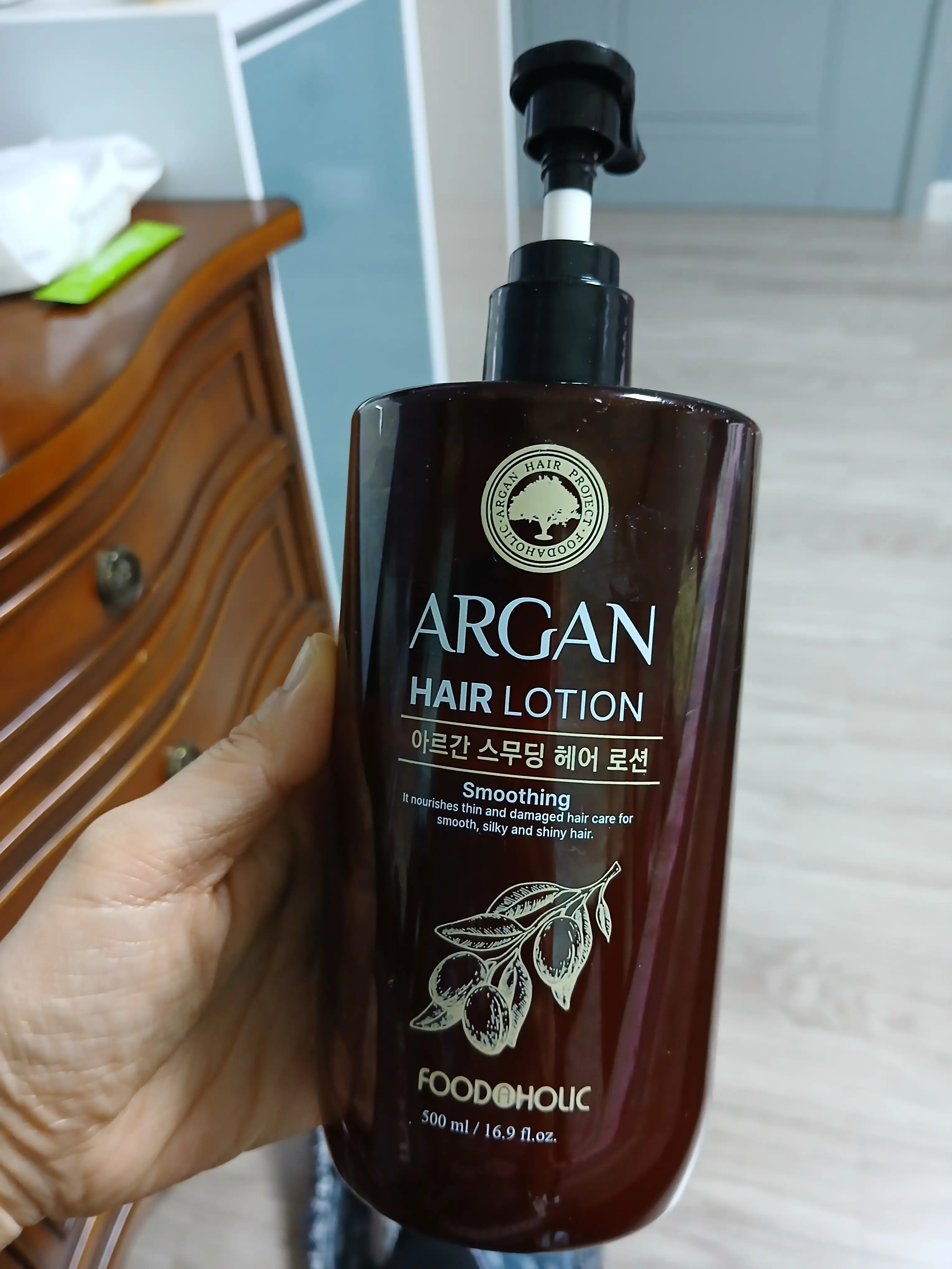 선택된 언니의파우치 리뷰 이미지 - [아르간 스무딩 헤어로션]