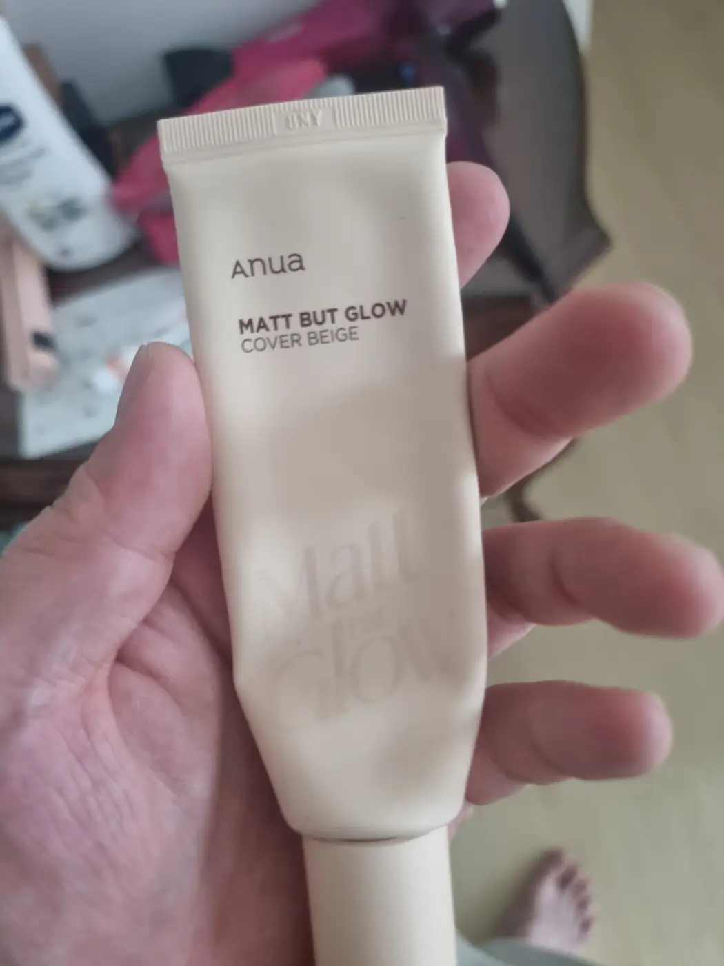 선택된 언니의파우치 리뷰 이미지 - [매트벗글로우 커버 베이지]