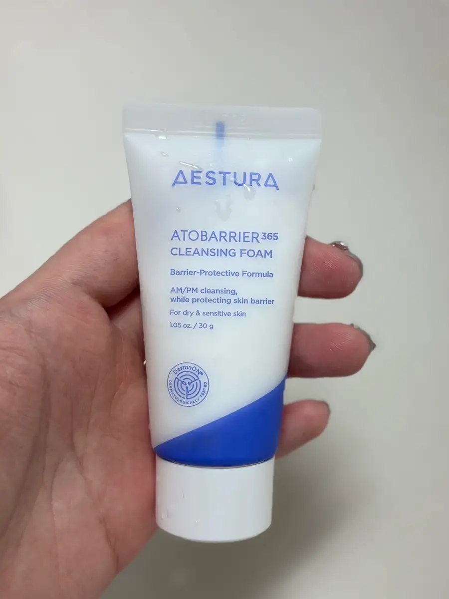 선택된 언니의파우치 리뷰 이미지 - [아토베리어365 클렌징 폼]