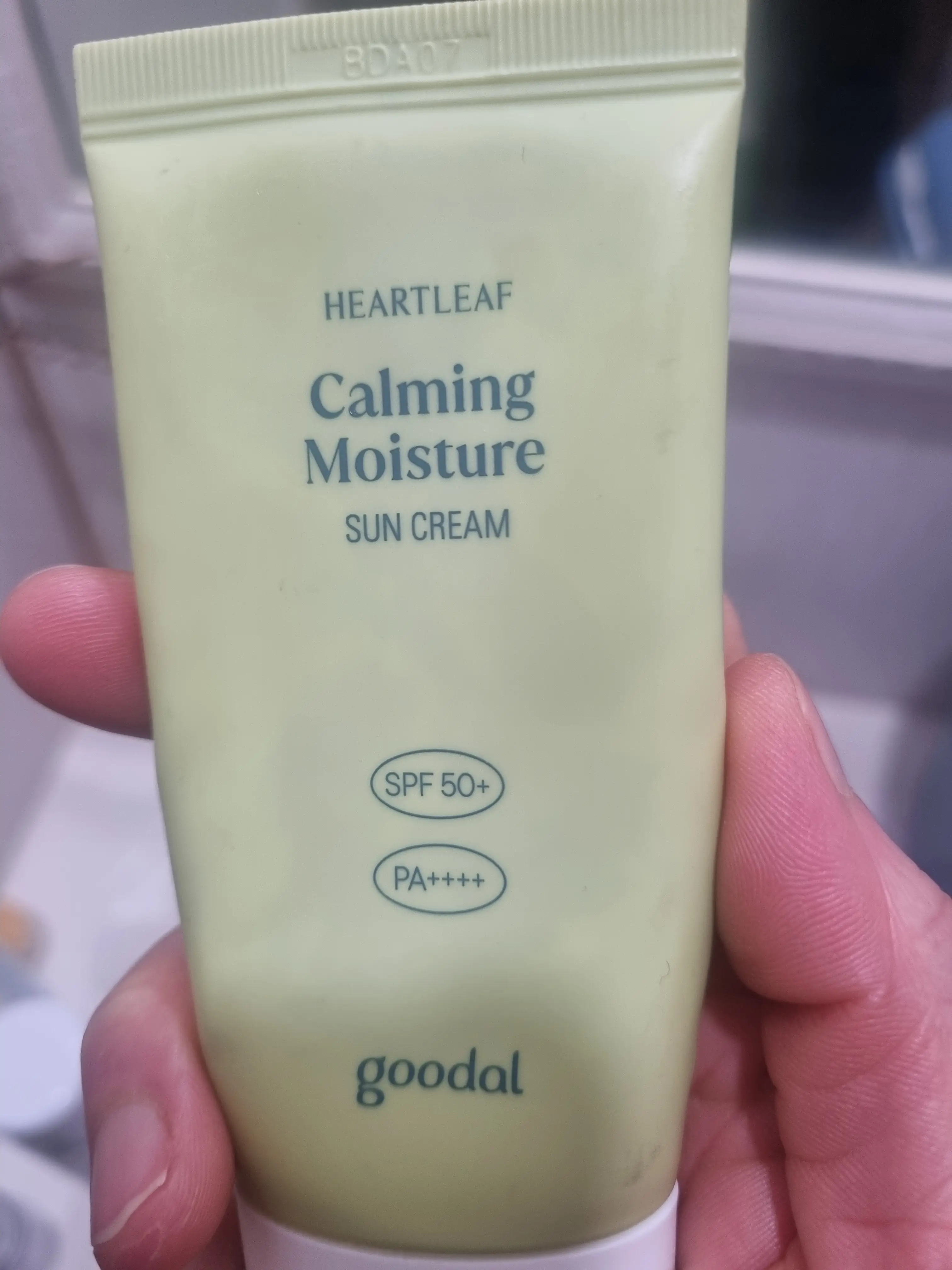 선택된 언니의파우치 리뷰 이미지 - [맑은 어성초 진정 수분 선크림]