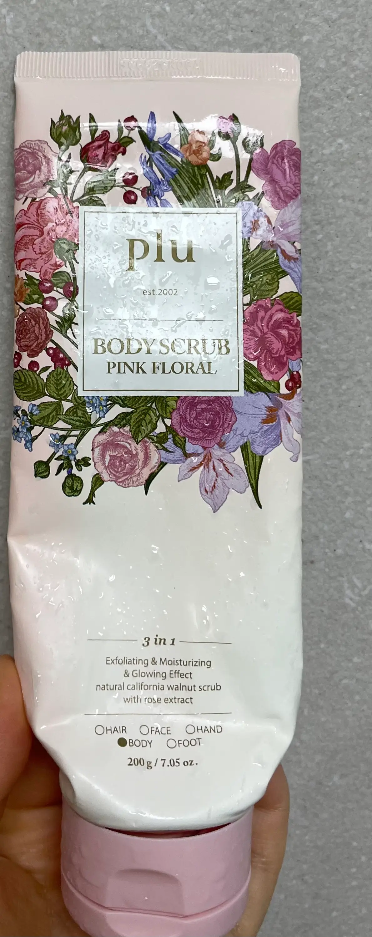 선택된 언니의파우치 리뷰 이미지 - [핑크플로럴 바디스크럽]