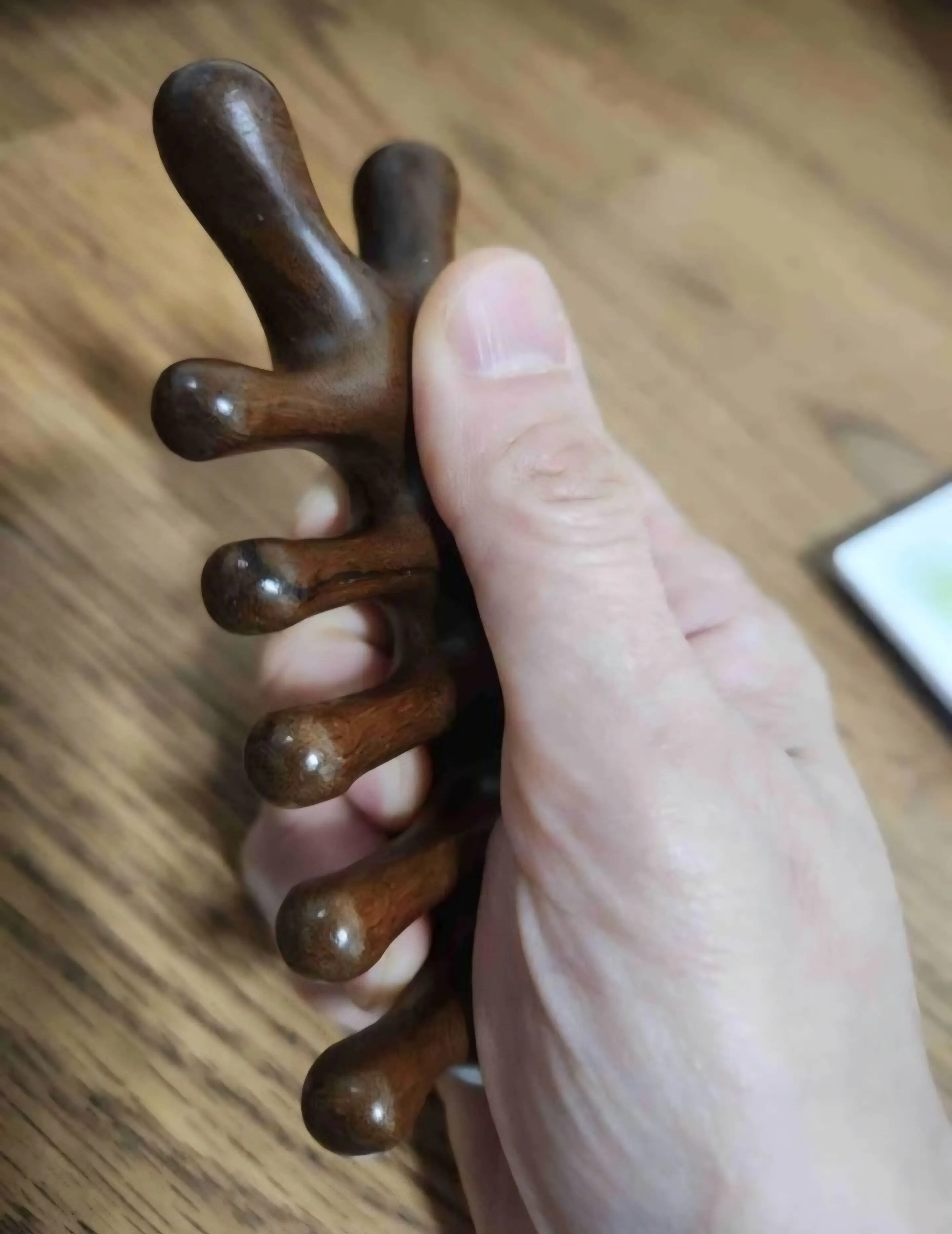 선택된 언니의파우치 리뷰 이미지 - [골든 샌달우드 빗 괄사]