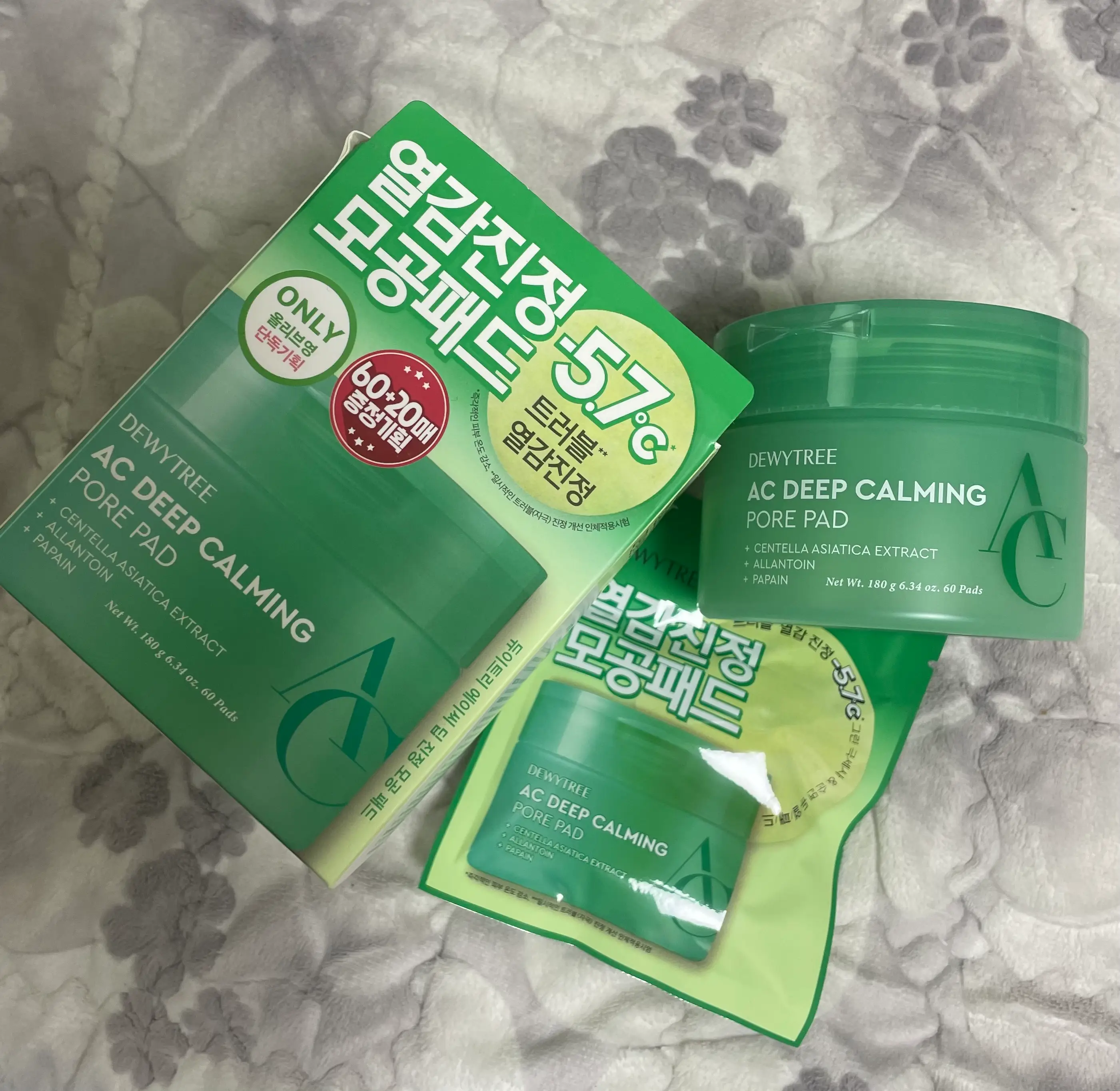 선택된 언니의파우치 리뷰 이미지 - [AC 딥 진정 모공 패드]