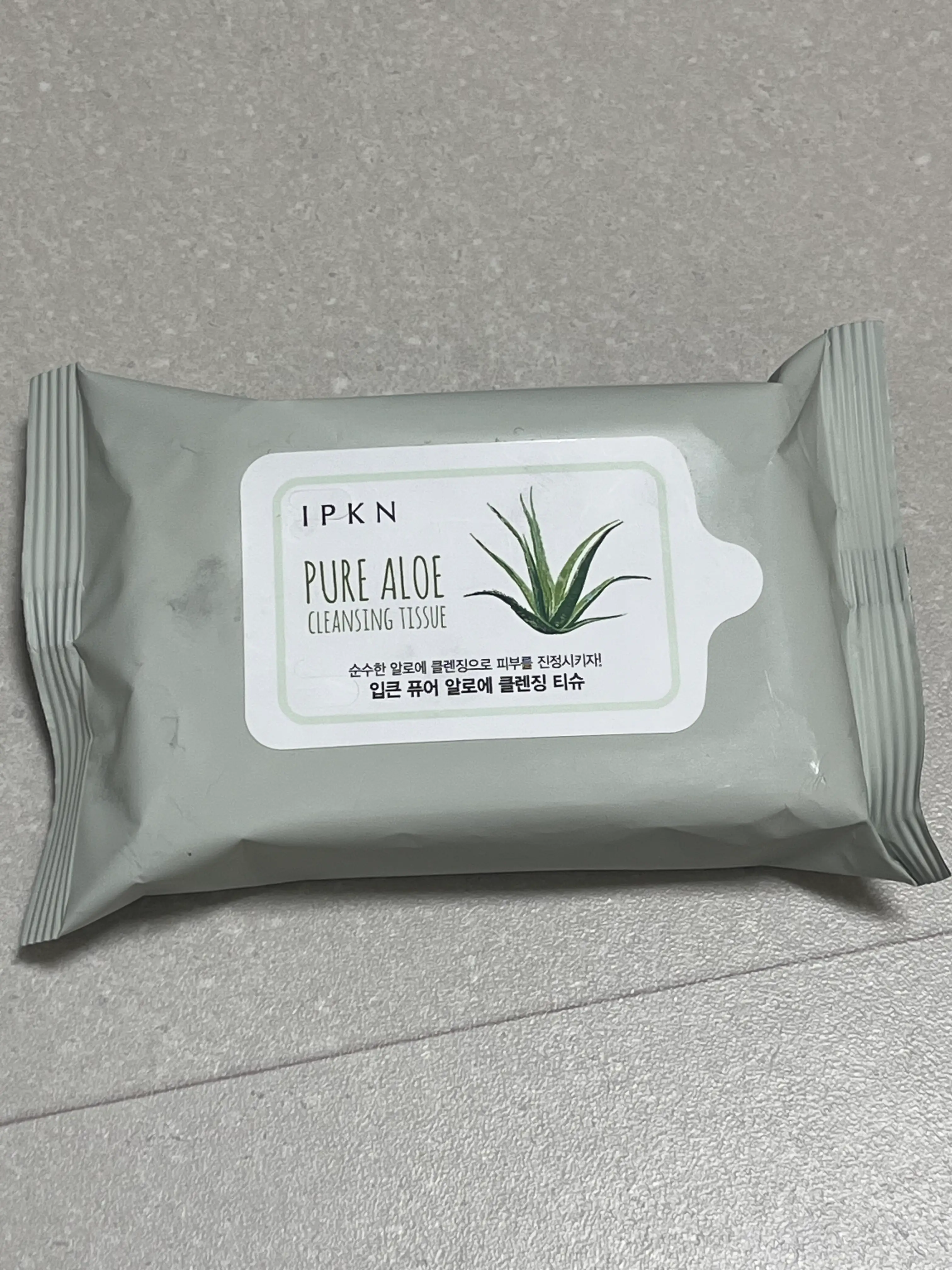 선택된 언니의파우치 리뷰 이미지 - [퓨어 알로에 클렌징 티슈]