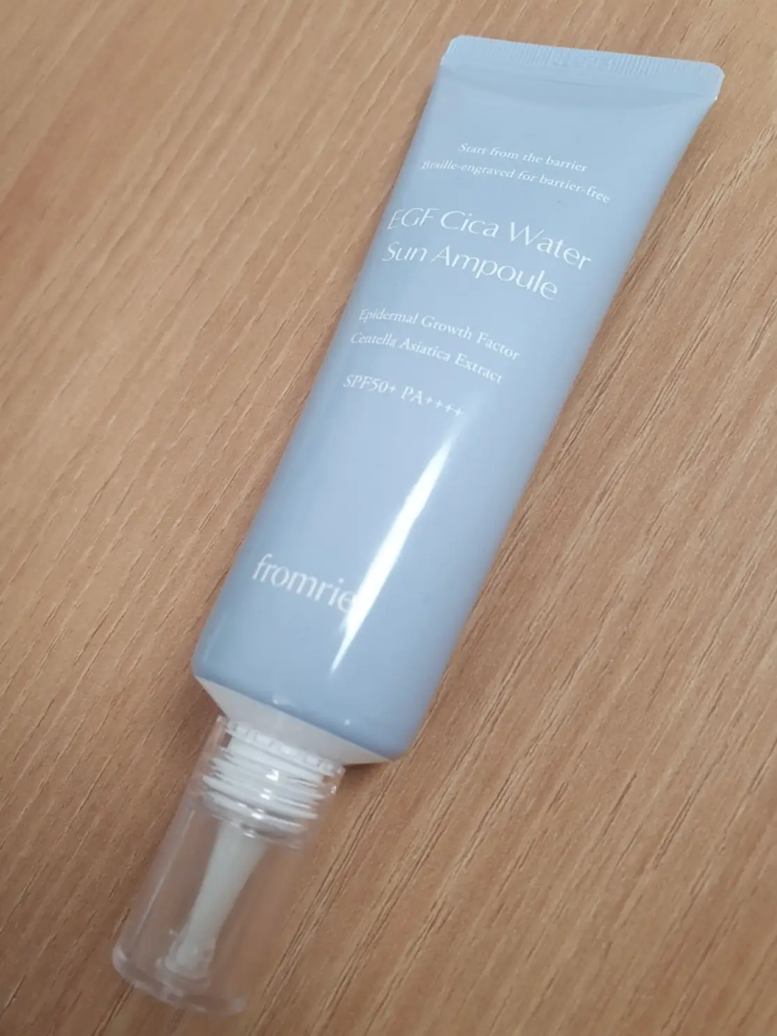 선택된 언니의파우치 리뷰 이미지 - [비건 EGF 시카 워터 선앰플]