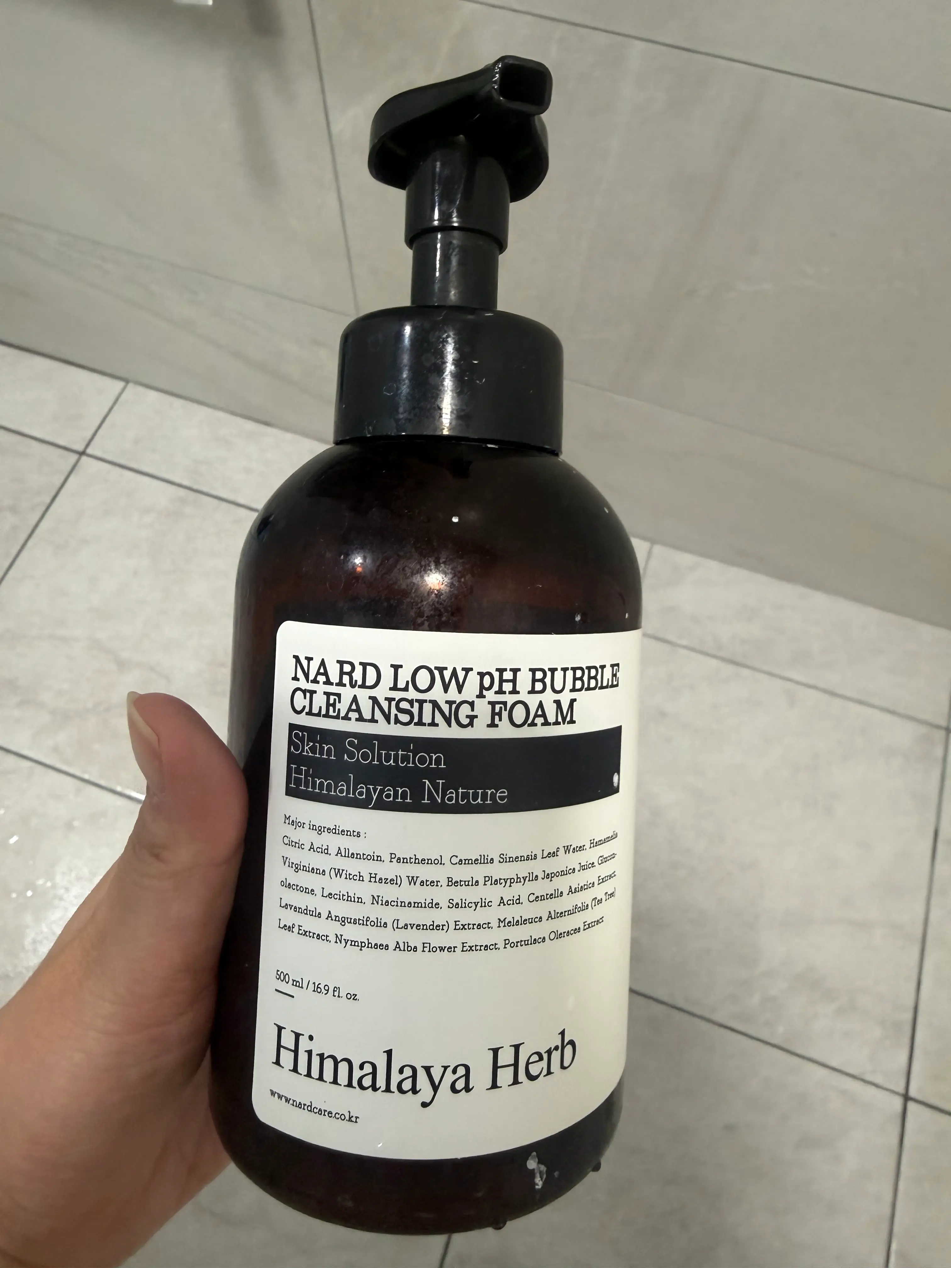 선택된 언니의파우치 리뷰 이미지 - [약산성 버블 클렌징폼]