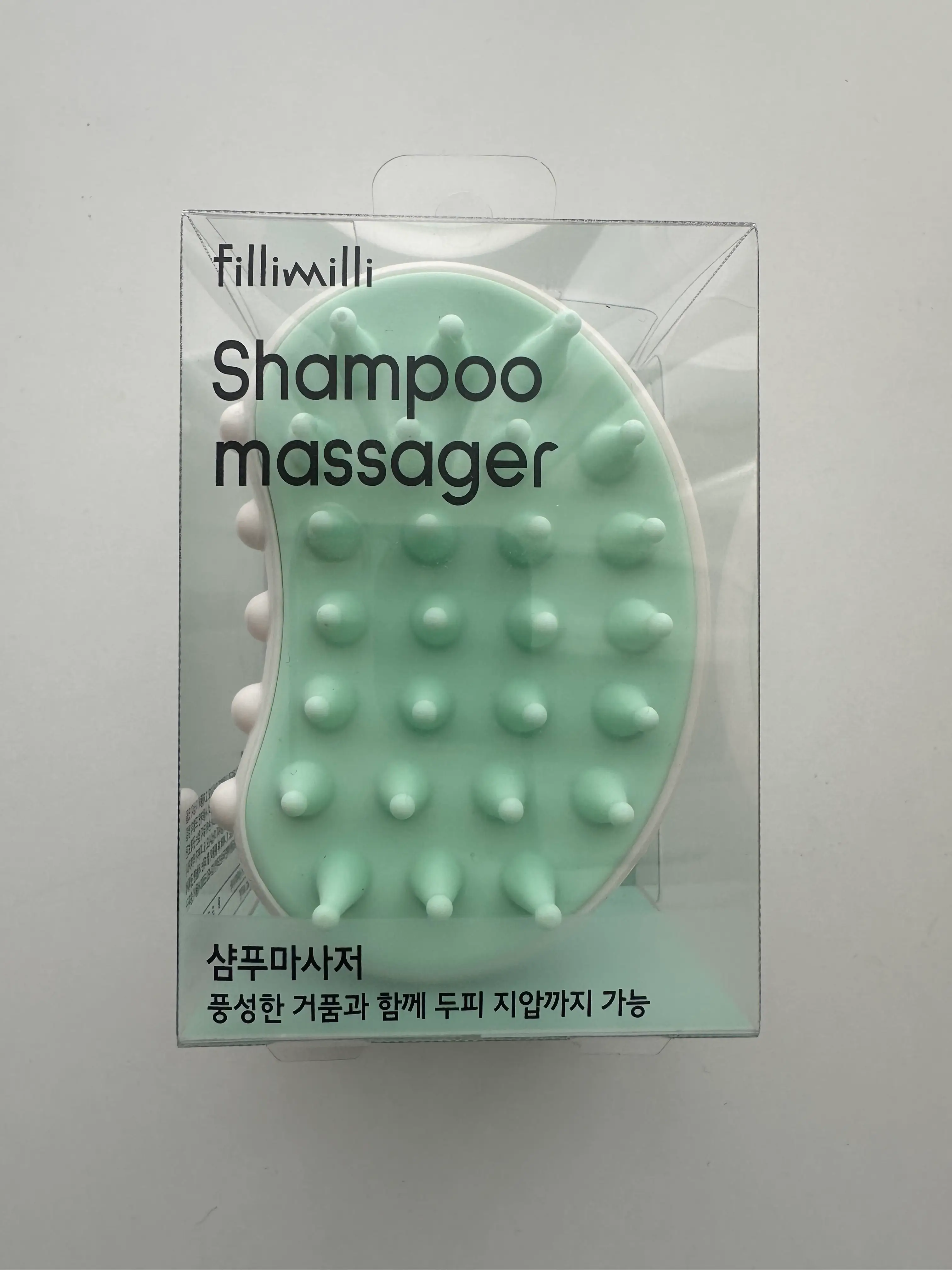 선택된 언니의파우치 리뷰 이미지 - [두피 마사지 샴프 브러시 [화이트]]