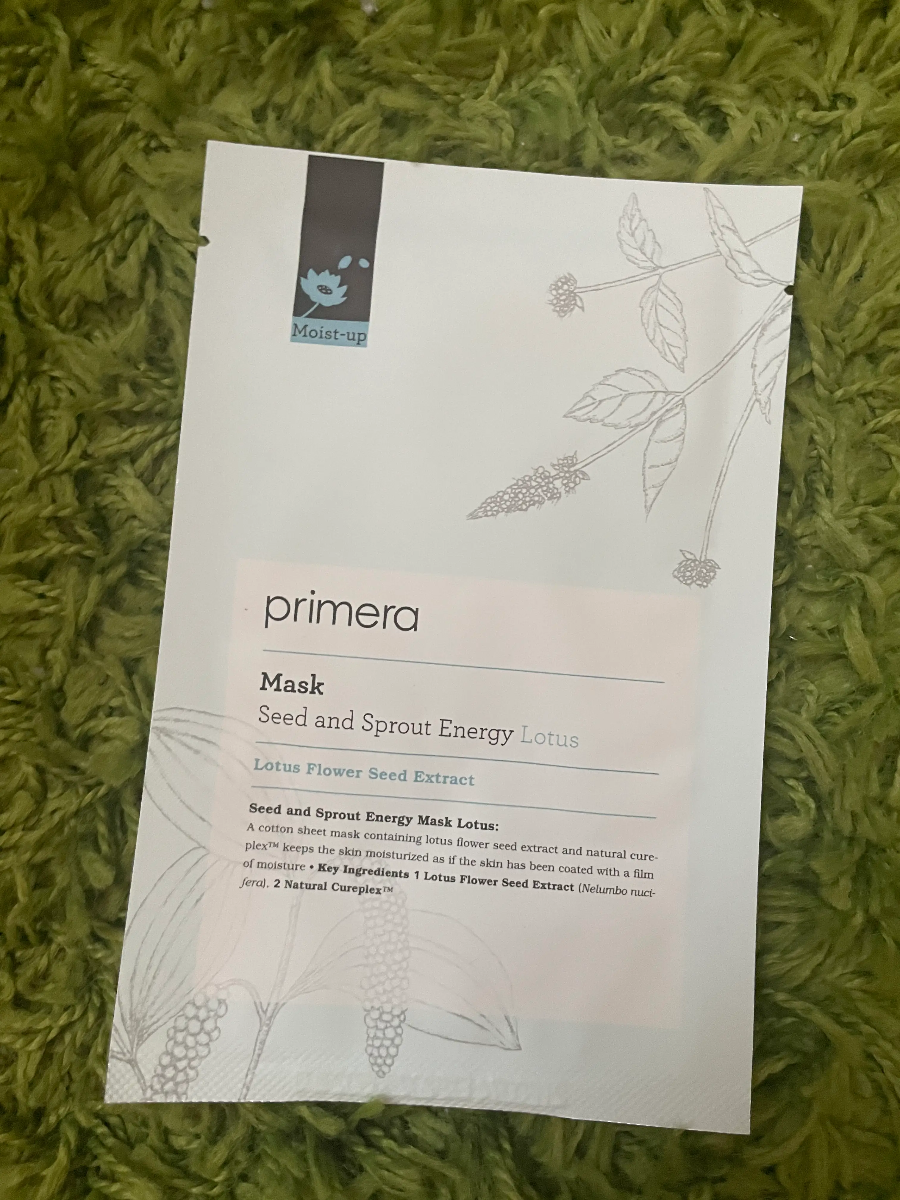 선택된 언니의파우치 리뷰 이미지 - [씨드 앤 스프라우트 에너지 마스크 [로터스]]