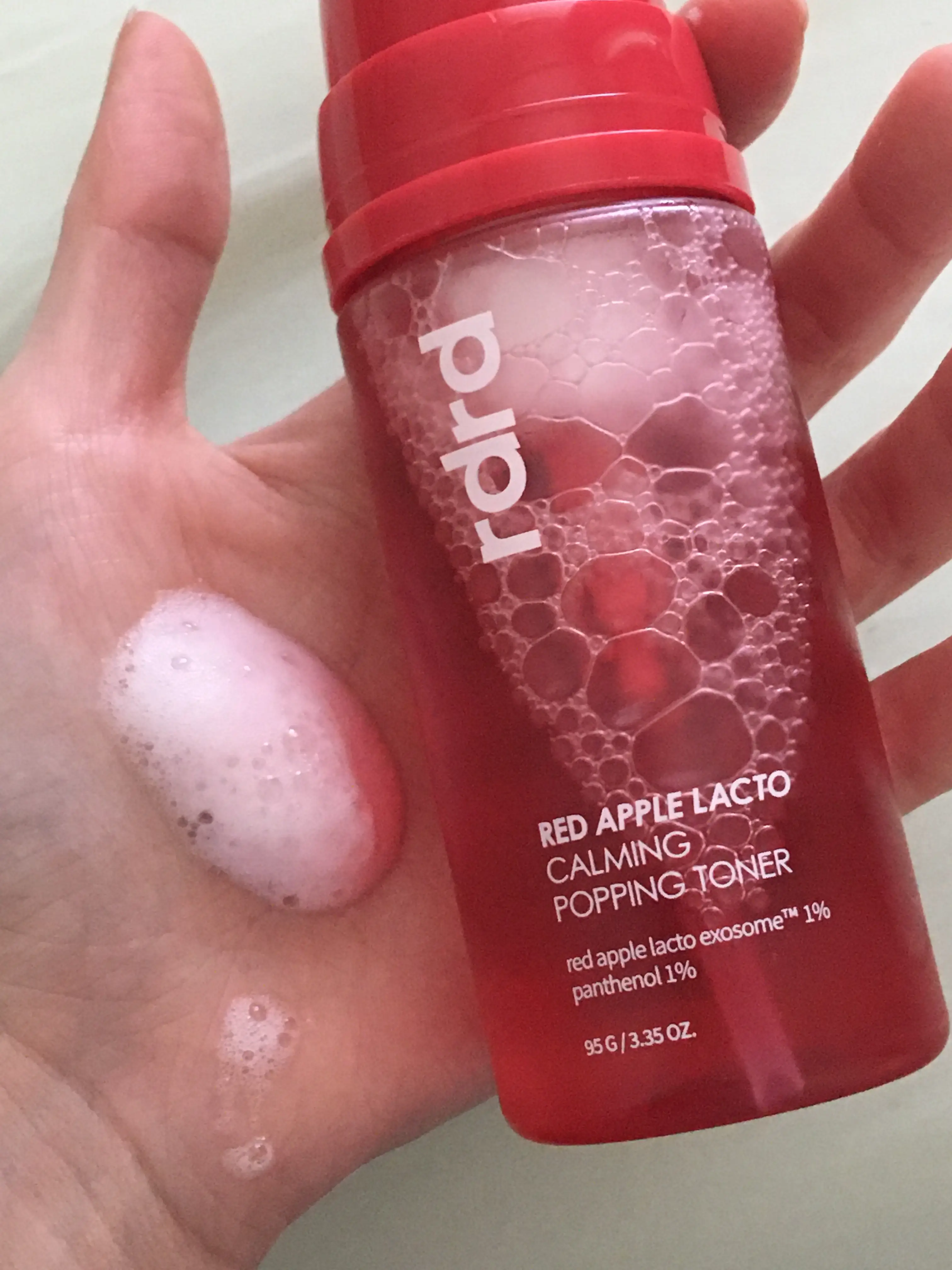 선택된 언니의파우치 리뷰 이미지 - [레드 애플 락토 진정 팝핑 토너]