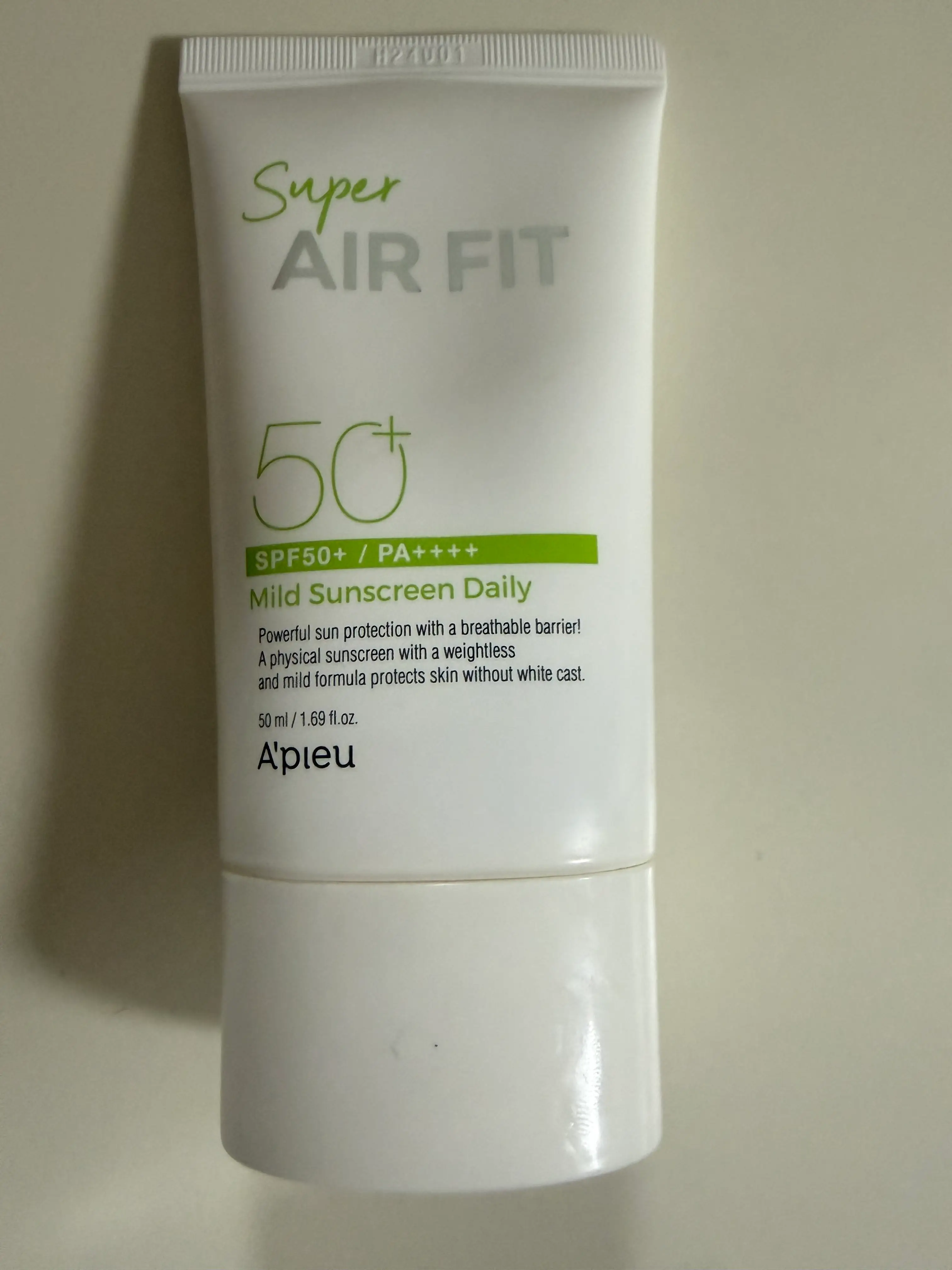 선택된 언니의파우치 리뷰 이미지 - [슈퍼에어핏 마일드 선크림 데일리]