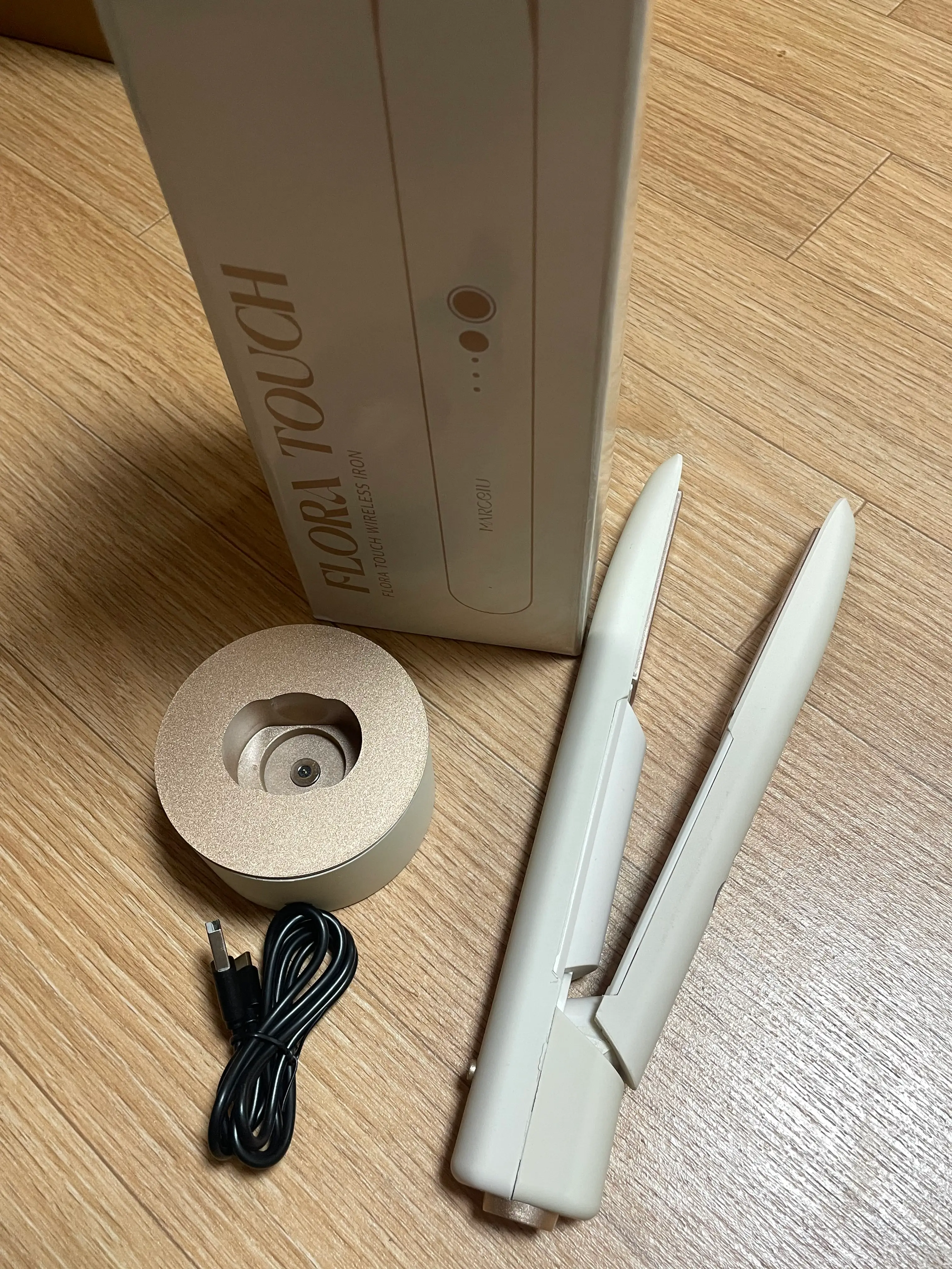 선택된 언니의파우치 리뷰 이미지 - [플로라터치 무선고데기]