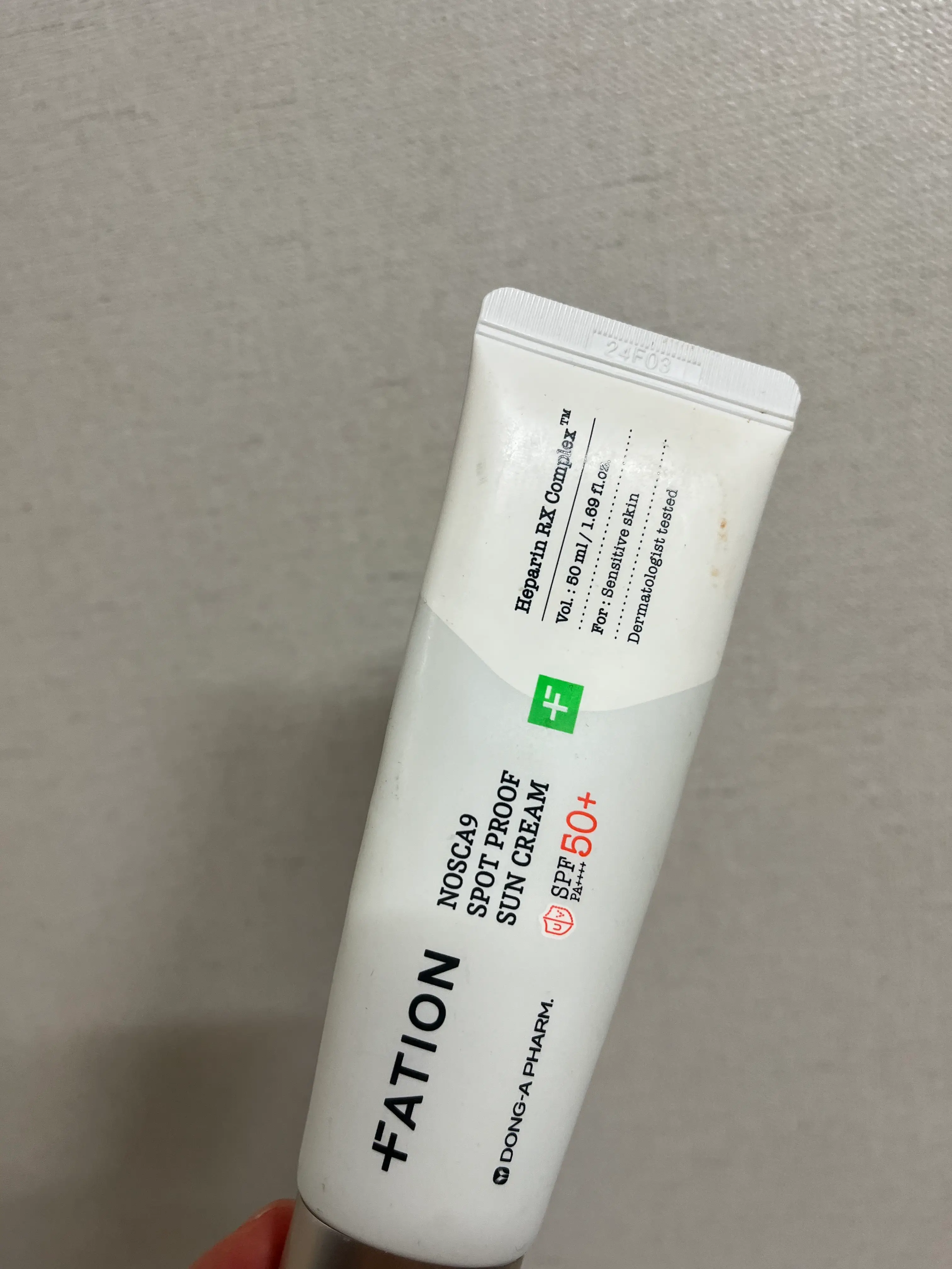 선택된 언니의파우치 리뷰 이미지 - [노스카나인 잡티 프루프 선크림]