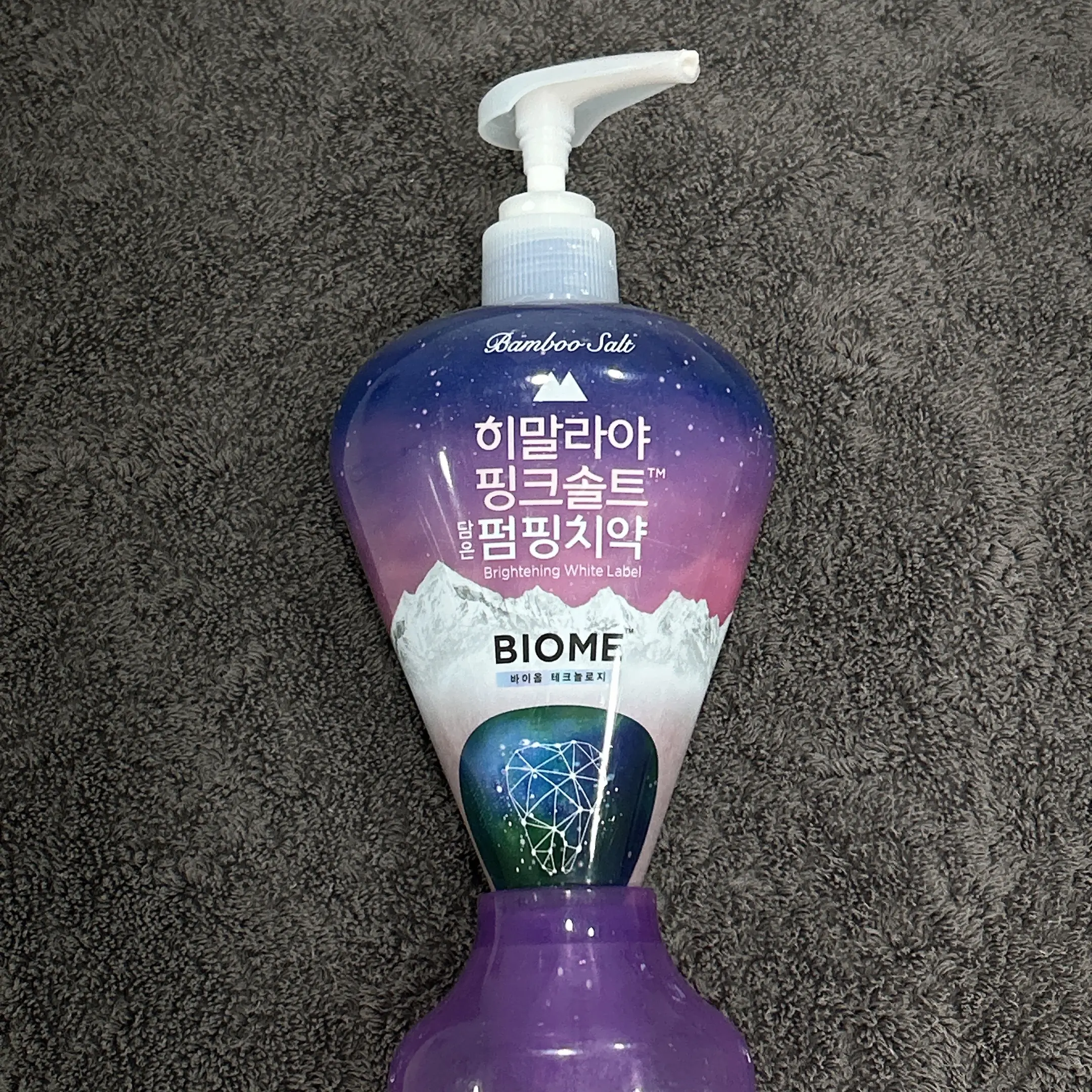 선택된 언니의파우치 리뷰 이미지 - [히말라야핑크솔트 바이옴 펌핑치약]