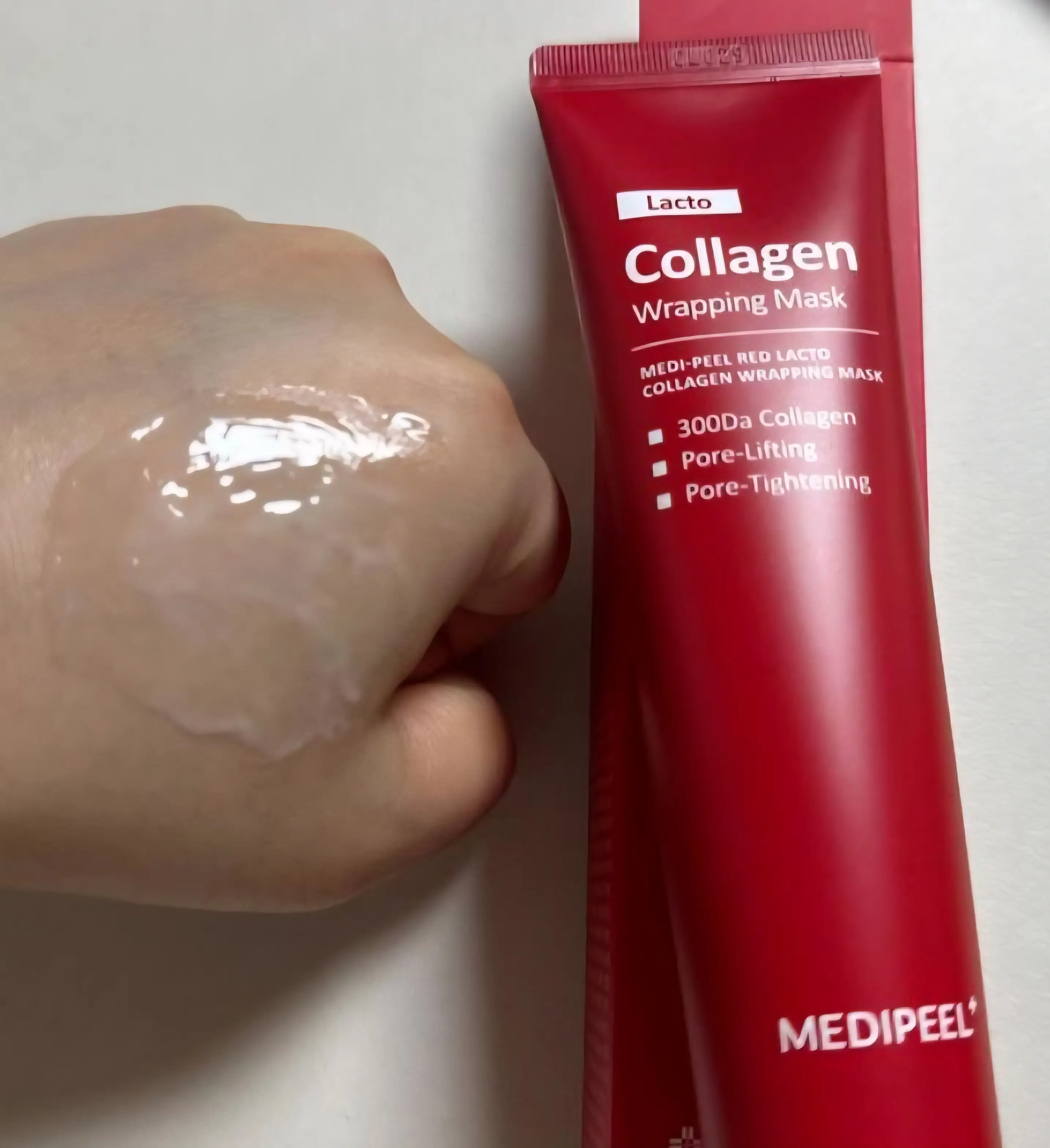 선택된 언니의파우치 리뷰 이미지 - [레드 락토 콜라겐 랩핑 마스크]