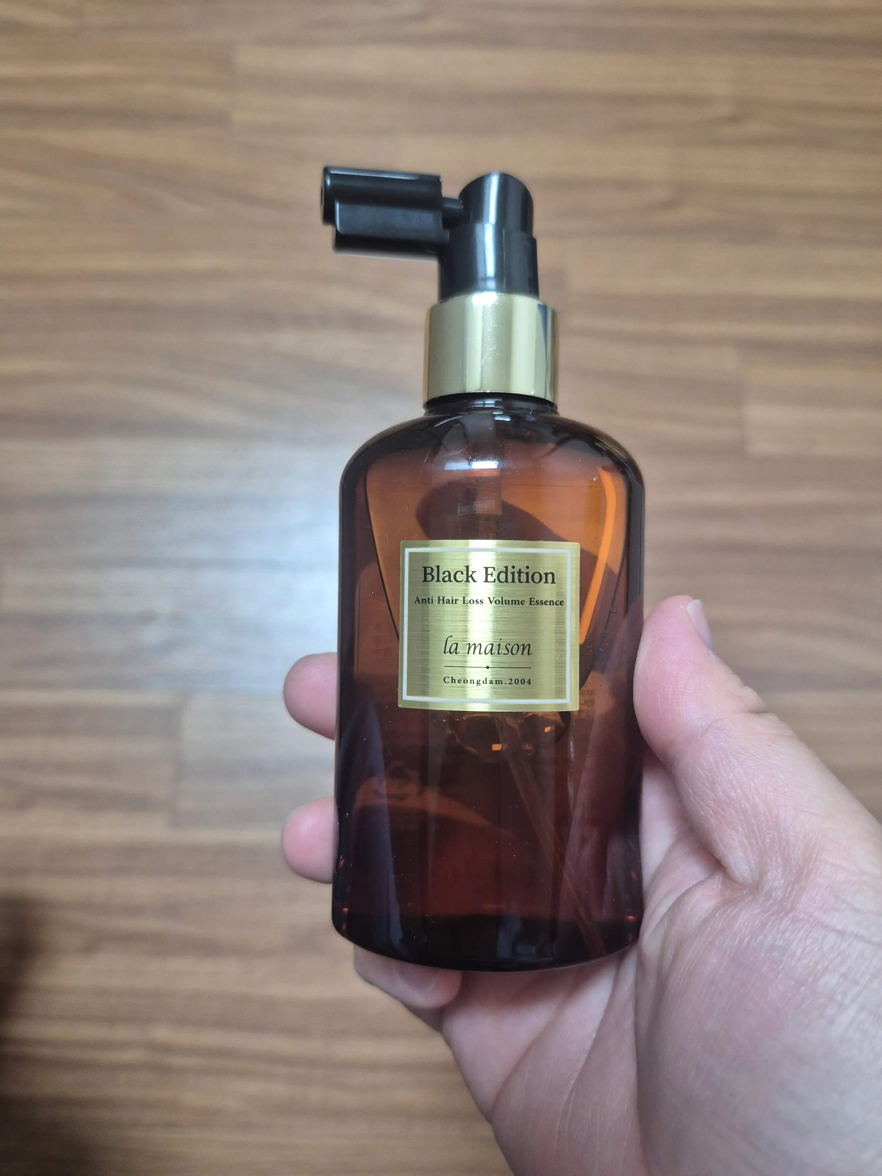 선택된 언니의파우치 리뷰 이미지 - [블랙 에디션 두피 탈모 볼륨 에센스]