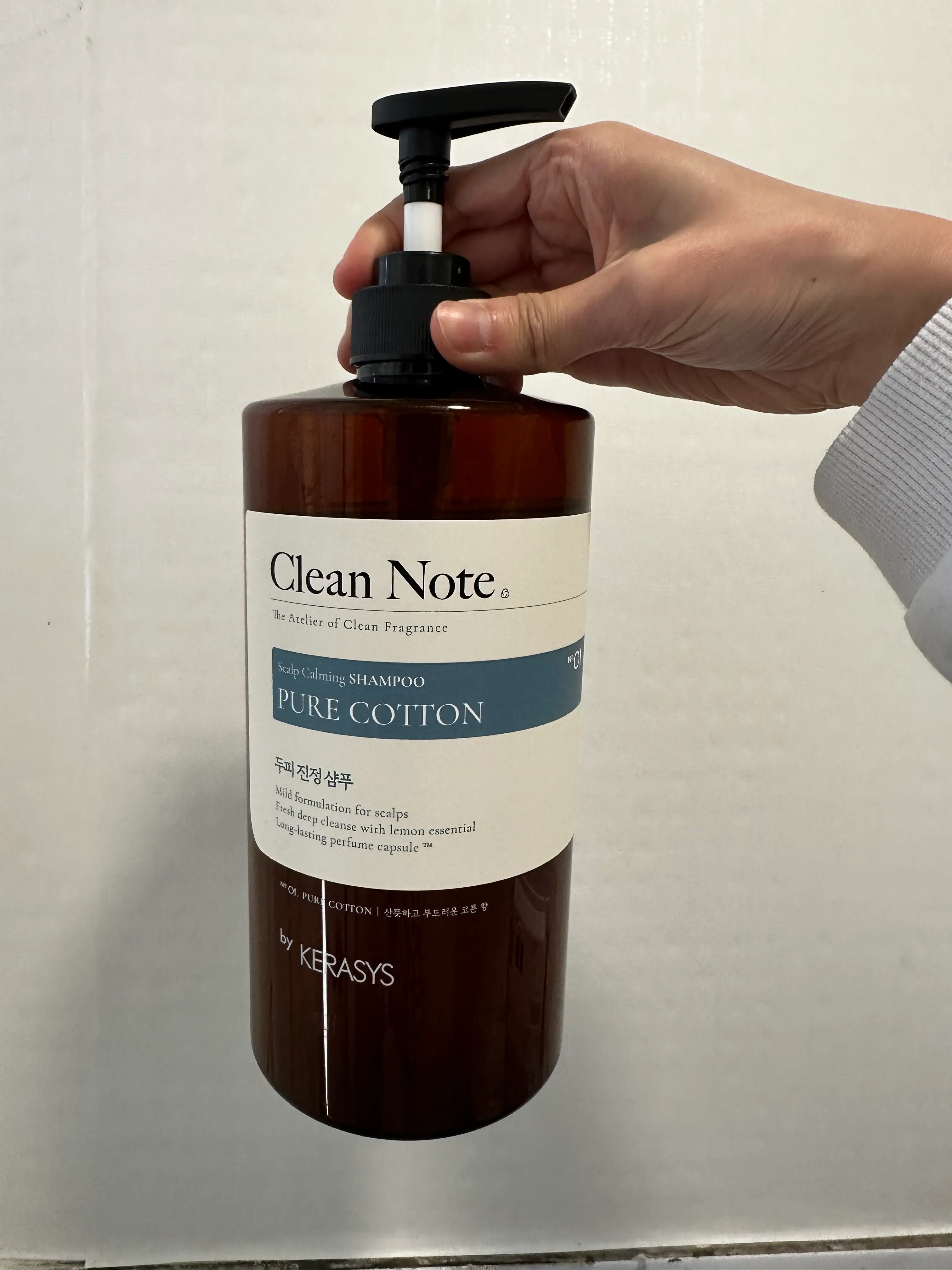 선택된 언니의파우치 리뷰 이미지 - [클린노트 퓨어 코튼 샴푸]