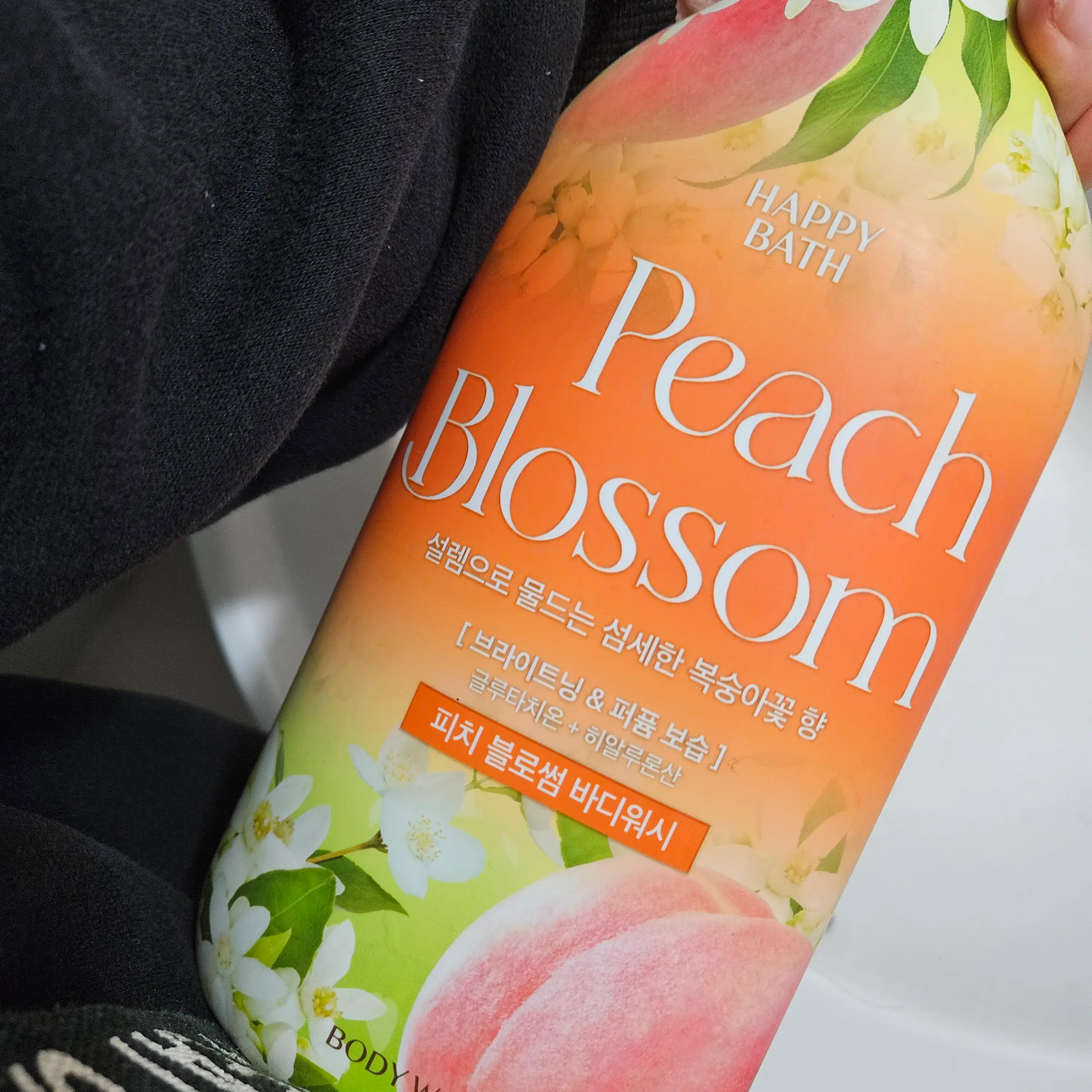 선택된 언니의파우치 리뷰 이미지 - [피치 블로썸 바디워시]