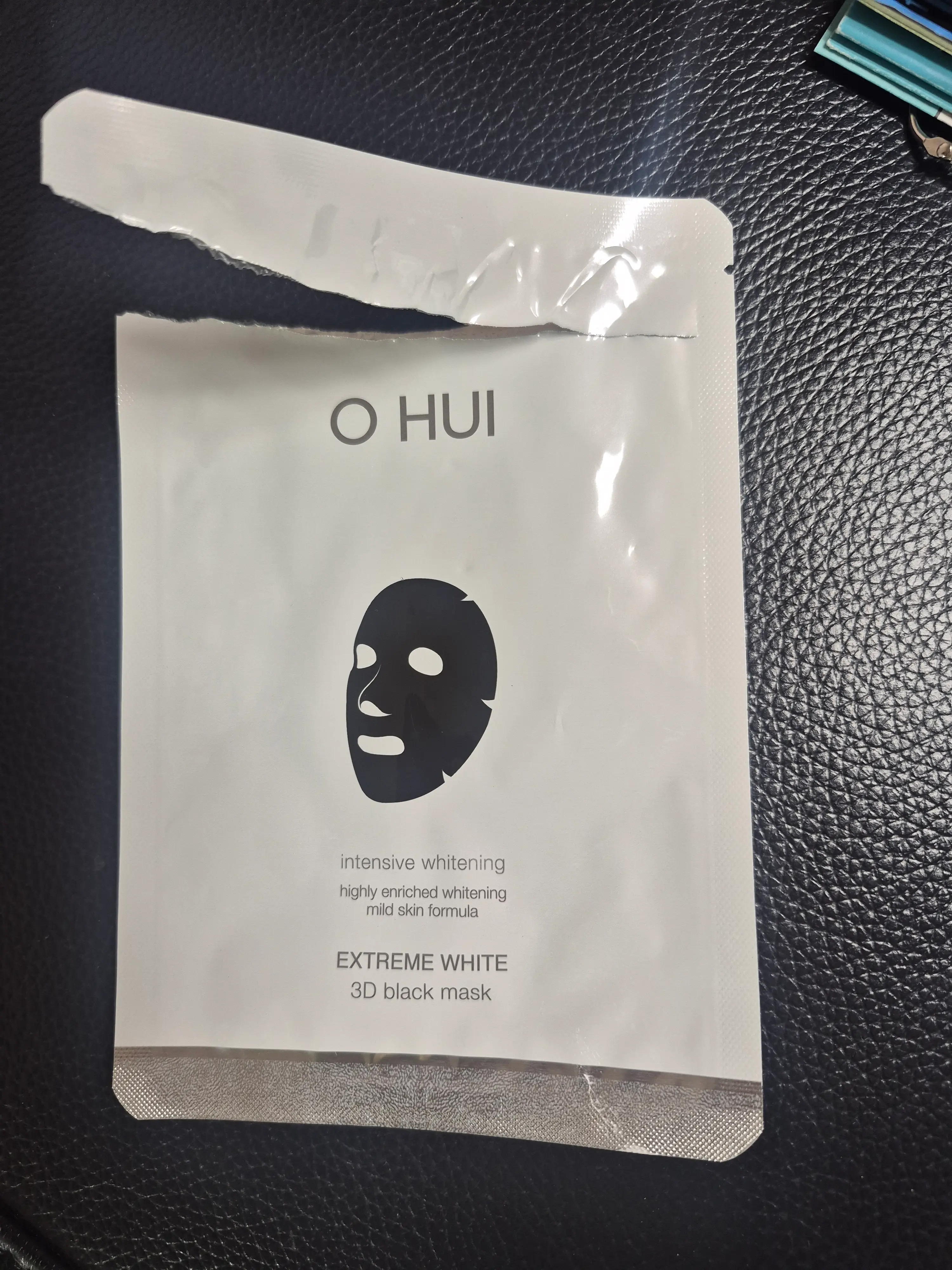 선택된 언니의파우치 리뷰 이미지 - [익스트림 화이트 3D 블랙마스크]