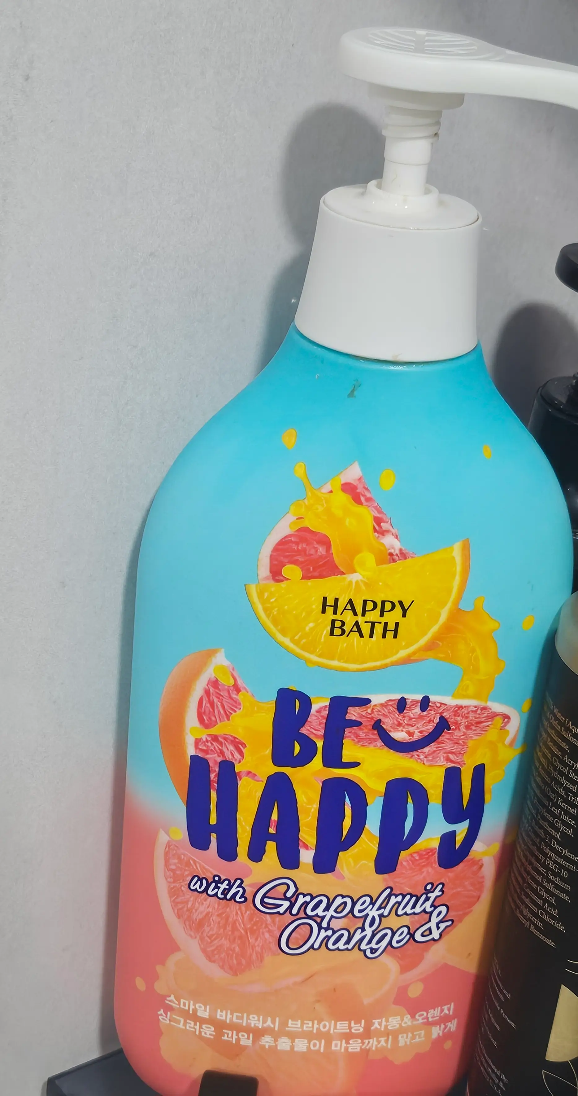 선택된 언니의파우치 리뷰 이미지 - [스마일 바디워시 [브라이트닝 자몽 앤 오렌지]]