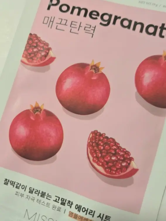 선택된 언니의파우치 리뷰 이미지 - [에어리 밀착 시트마스크 [석류]]