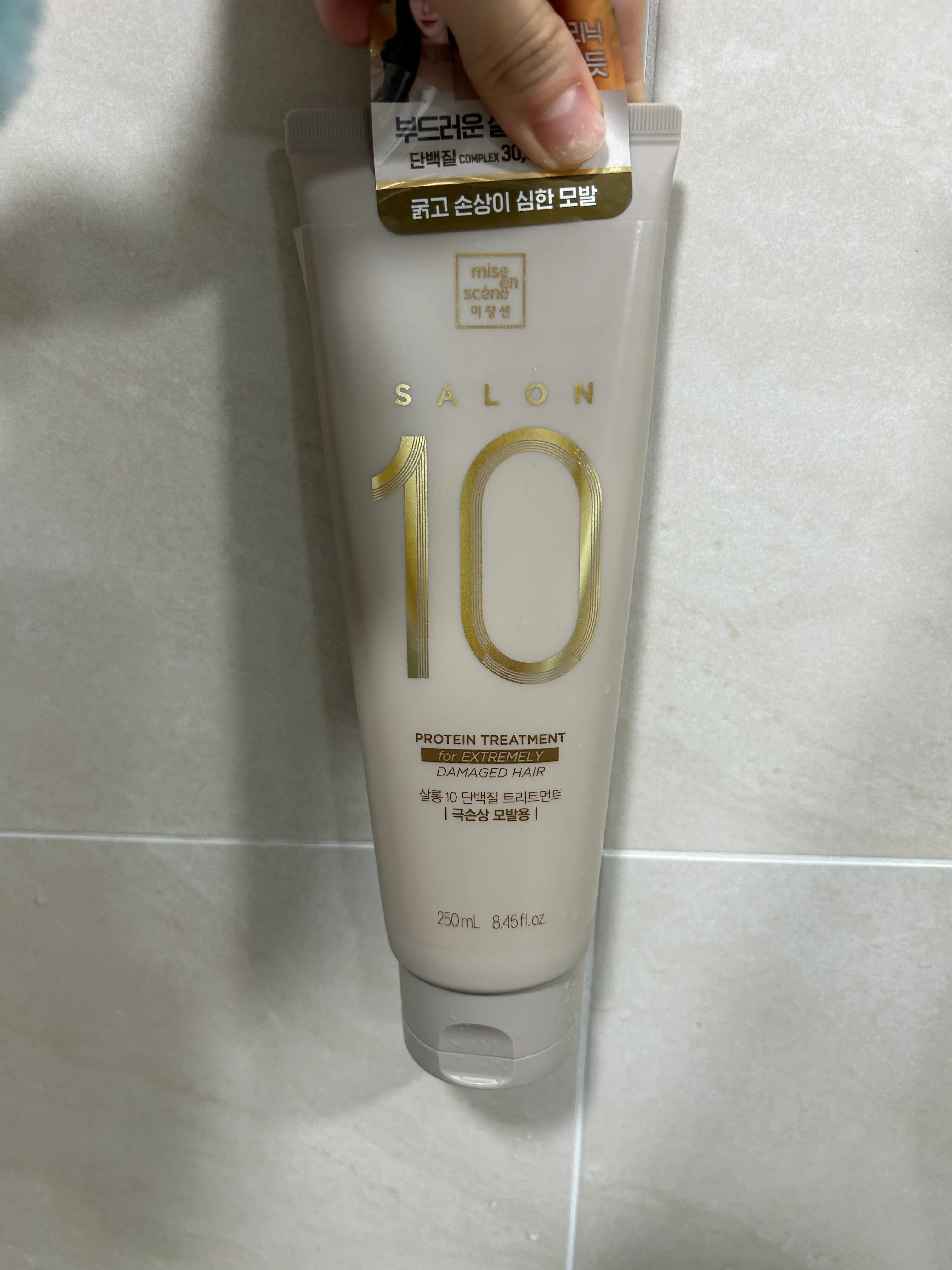 선택된 언니의파우치 리뷰 이미지 - [살롱10 단백질 트리트먼트 극손상모]