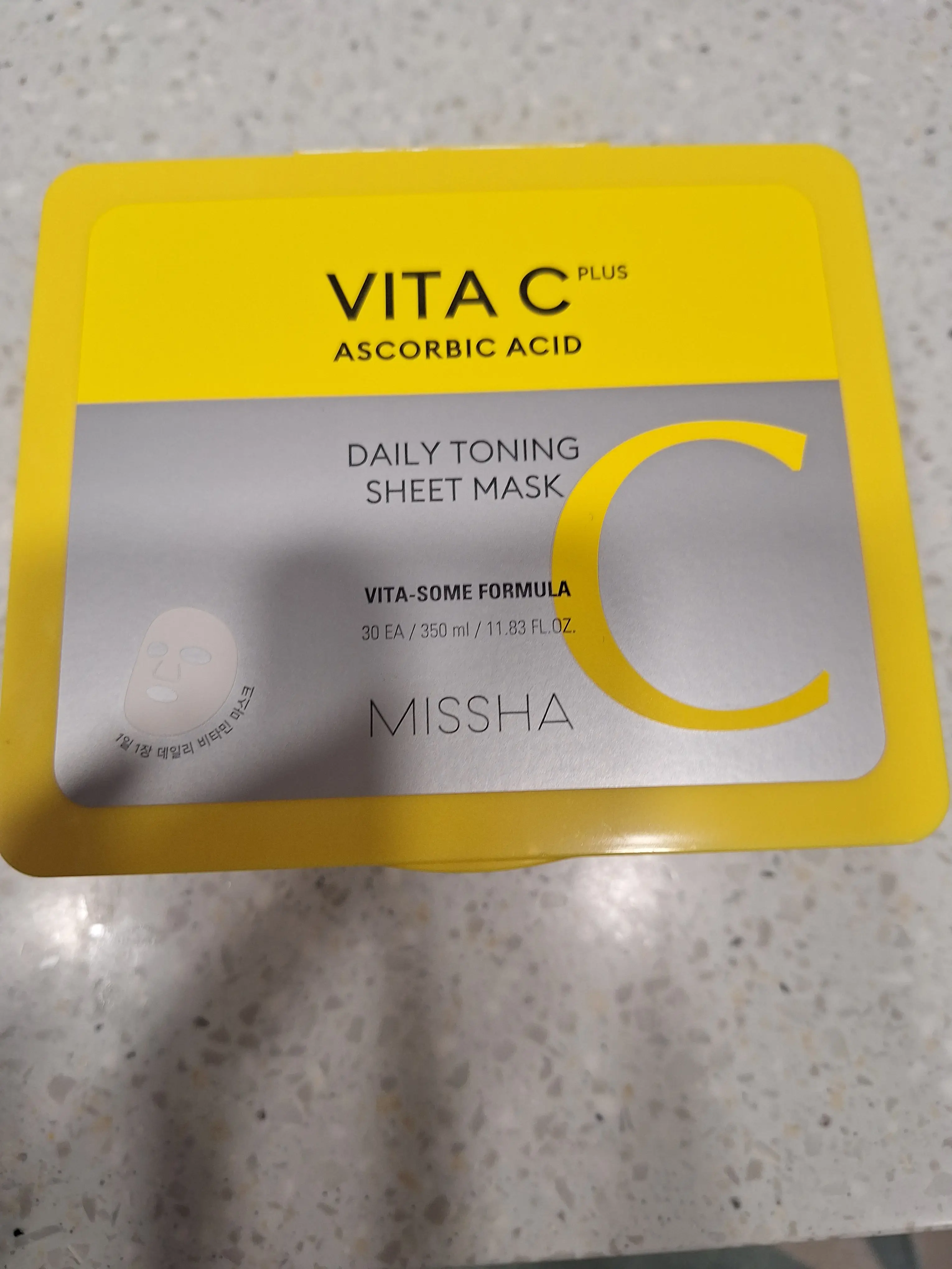 선택된 언니의파우치 리뷰 이미지 - [비타씨플러스 데일리 토닝 시트마스크]