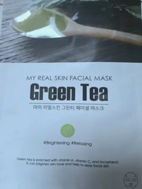 선택된 언니의파우치 리뷰 이미지 - [마이 리얼스킨 그린티 페이셜 마스크]