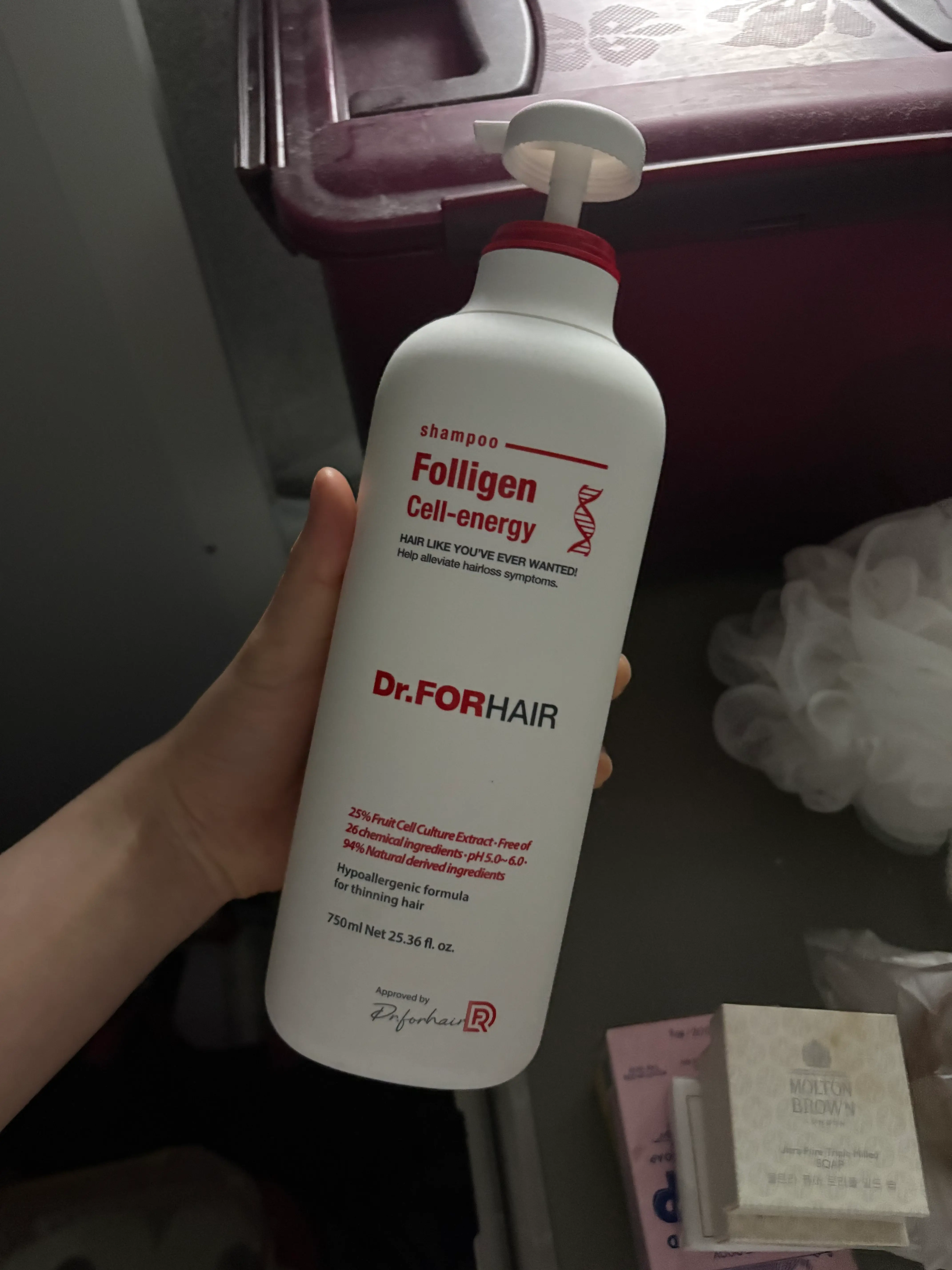 선택된 언니의파우치 리뷰 이미지 - [폴리젠 셀 에너지 탈모 완화 샴푸]