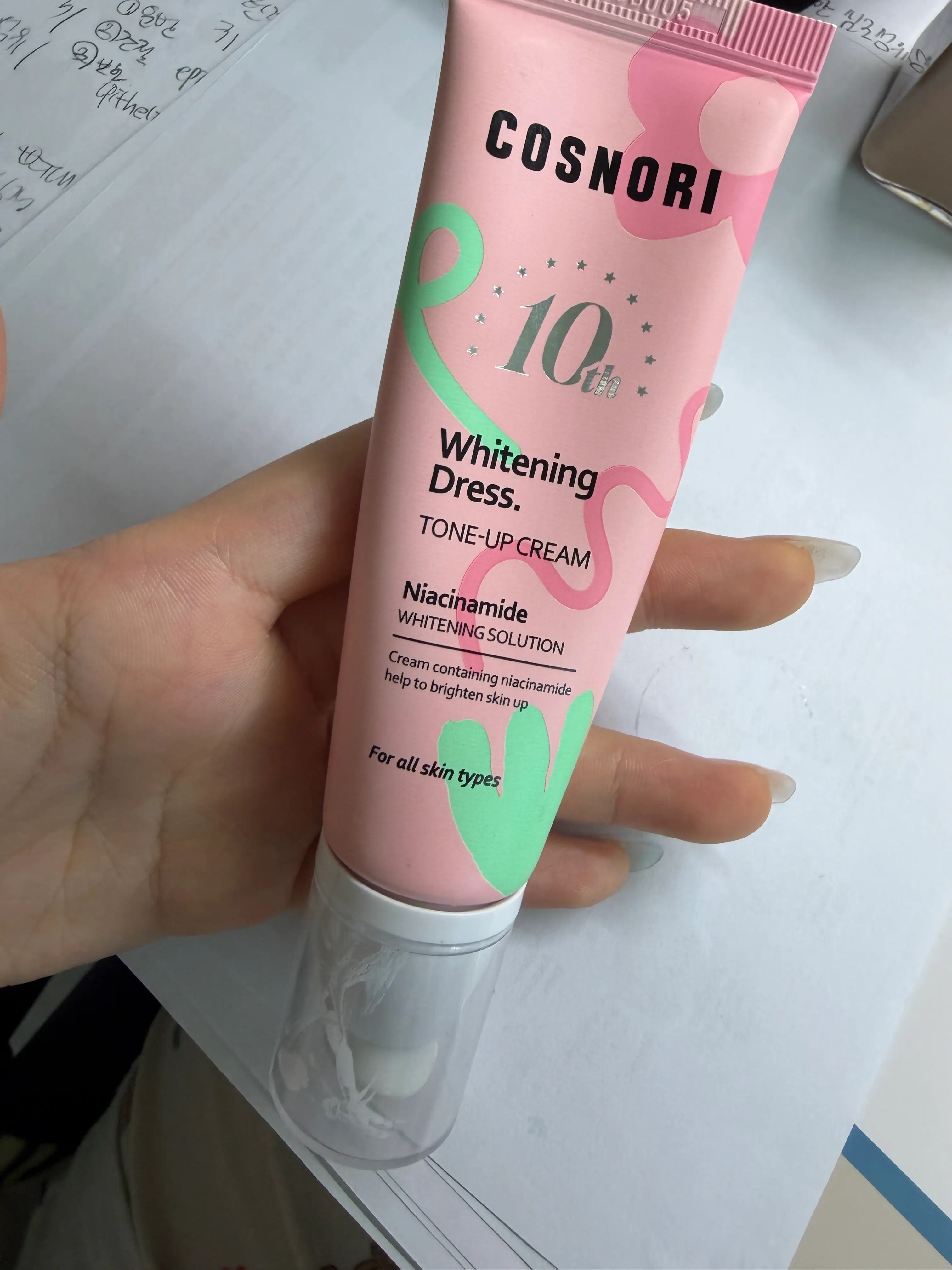 선택된 언니의파우치 리뷰 이미지 - [화이트닝 드레스 톤업크림]